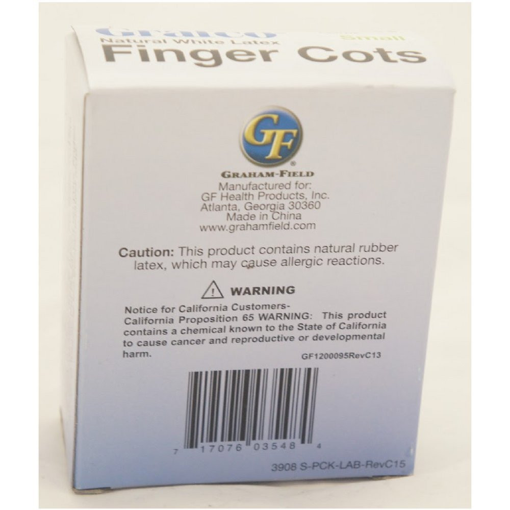 Graham Field Finger Cot, Powder Free