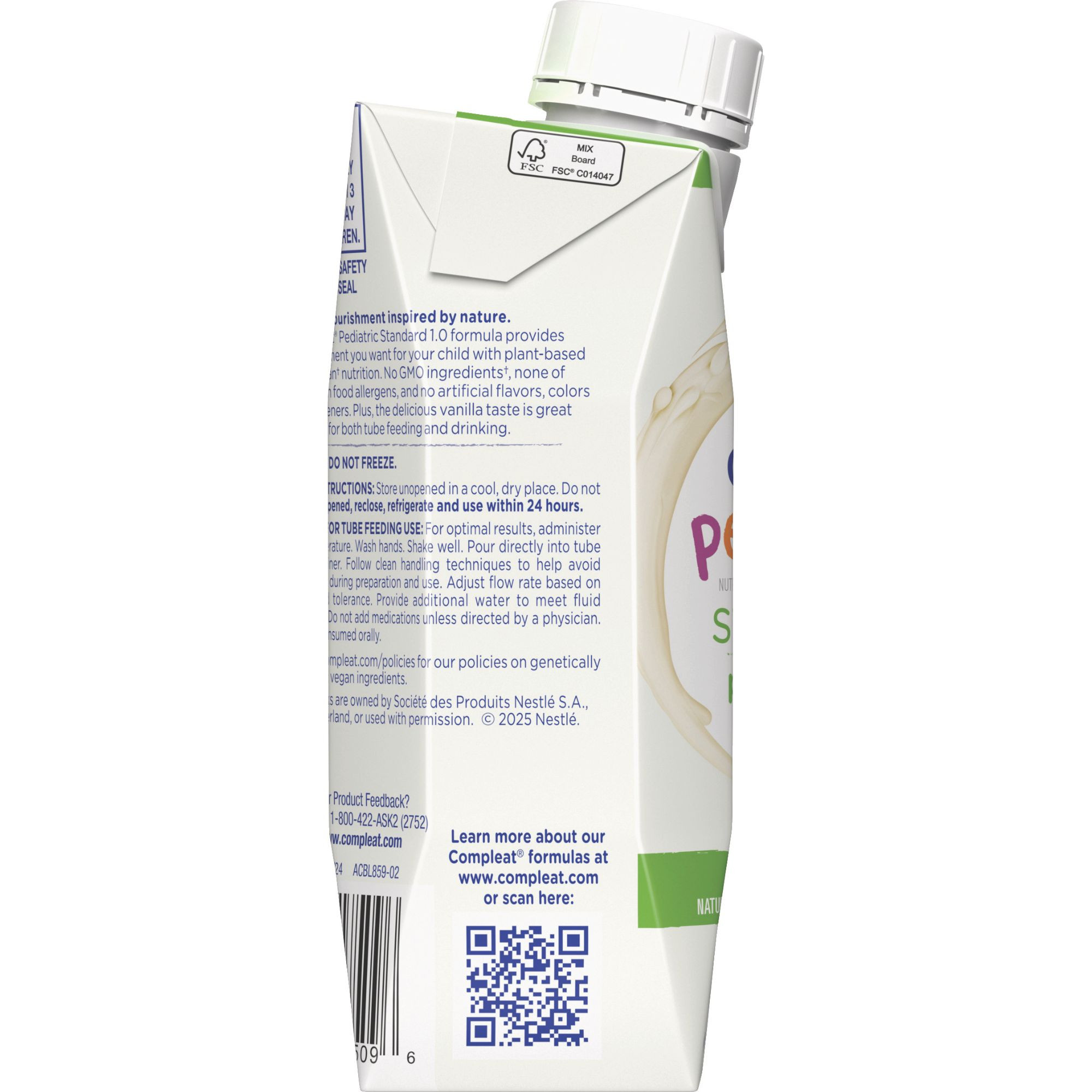 Compleat Pediatric Standard, Vanilla Flavor, 8.45 oz.