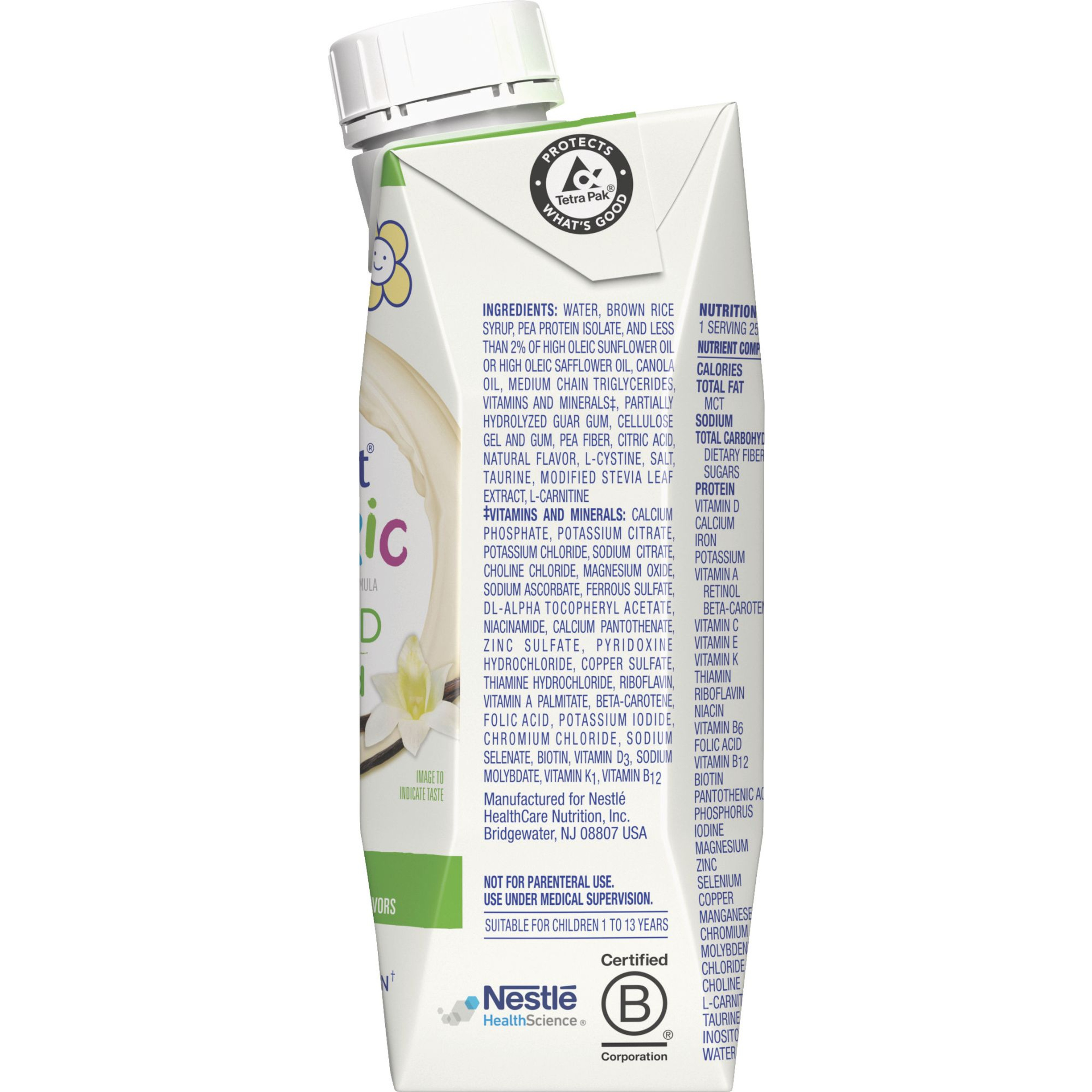 Compleat Pediatric Standard, Vanilla Flavor, 8.45 oz.