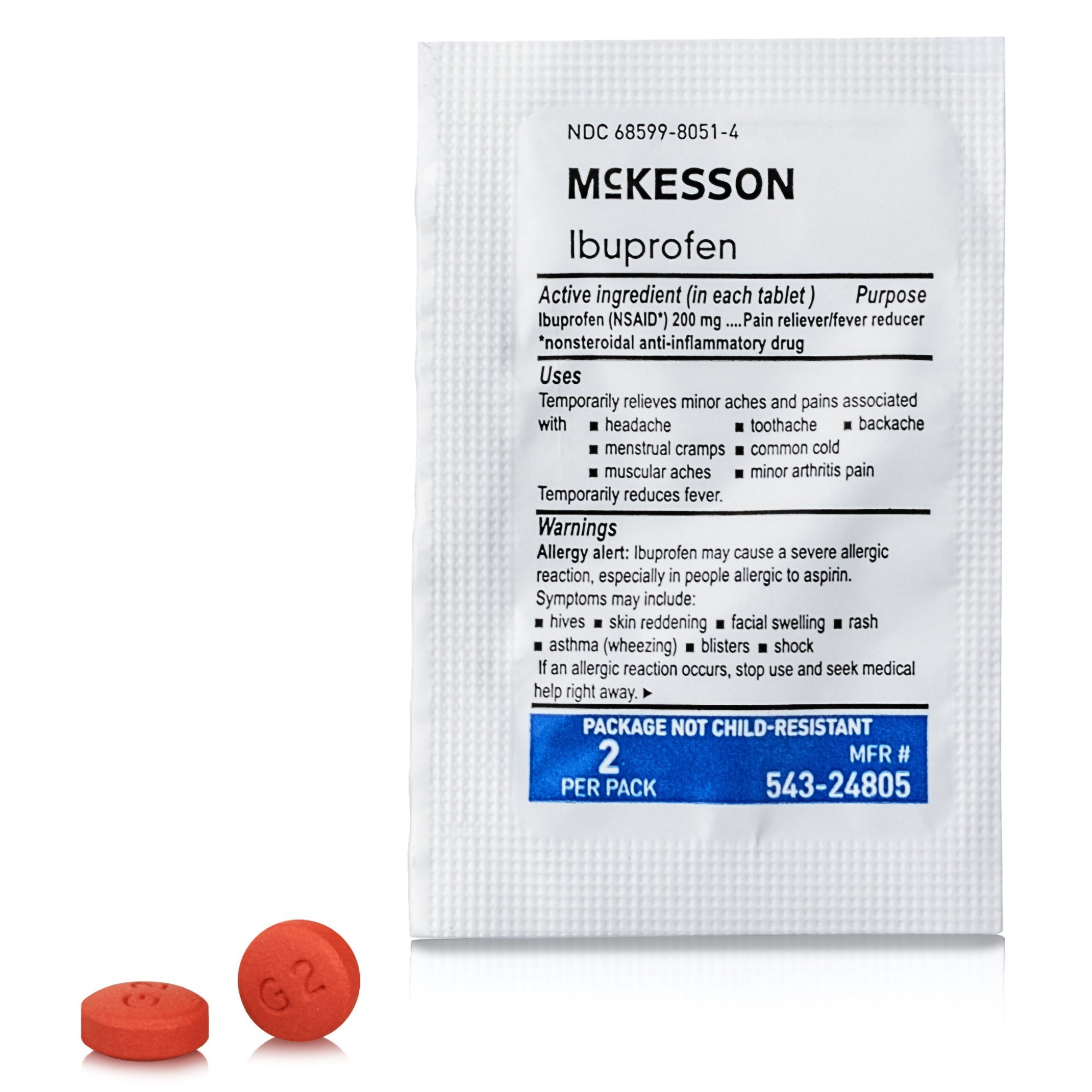 Mckesson Ibuprofen Pain Relief Tablets