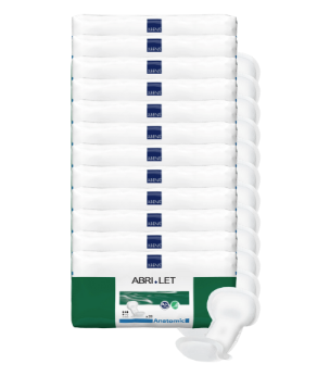 Abri-Let Anatomic Incontinence Liners, Moderate Absorbency, 300215,  8 X 17" - Case of 240