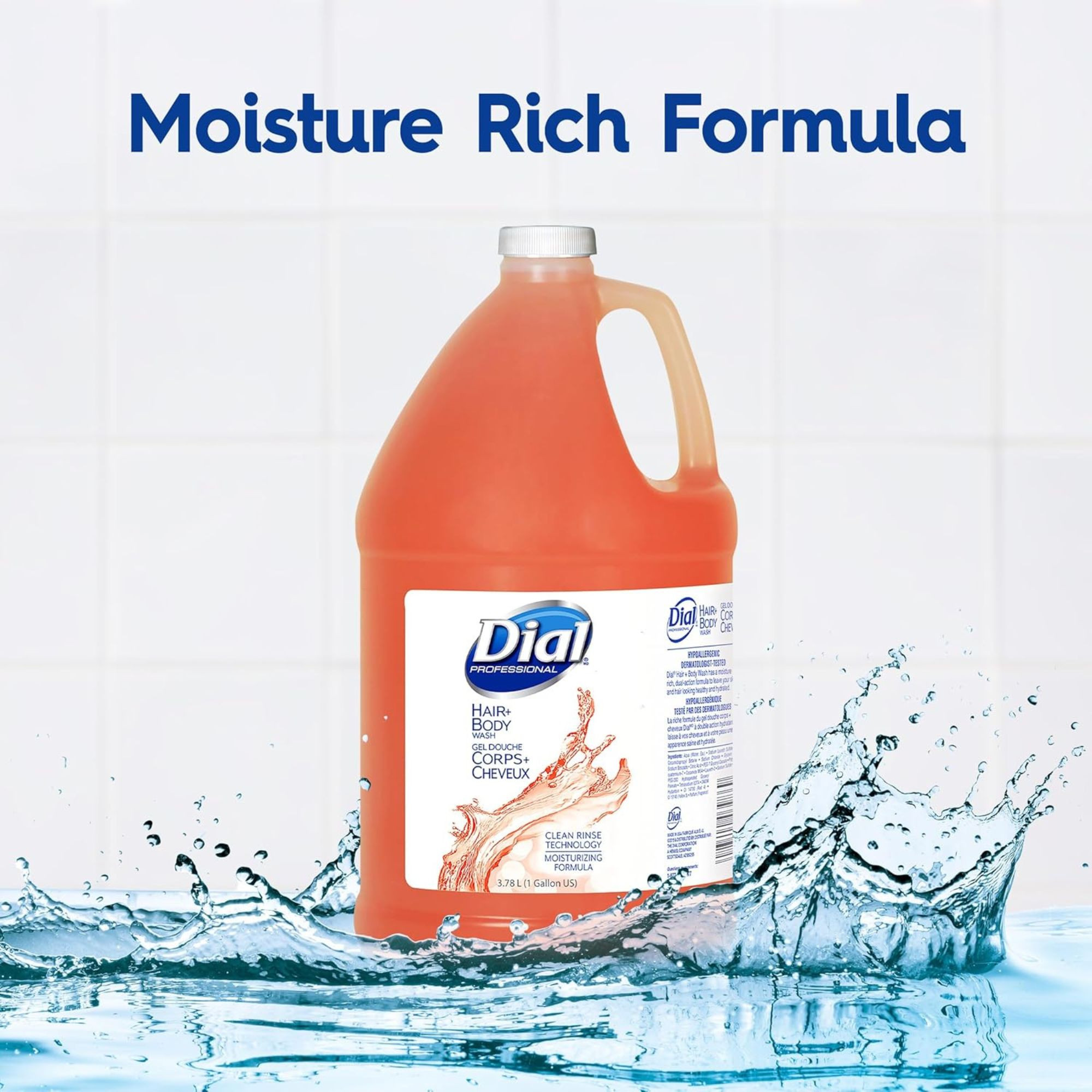 Dial Professional Hair and Body Wash, DIA03986, 1 gal. Jug - 1 Each