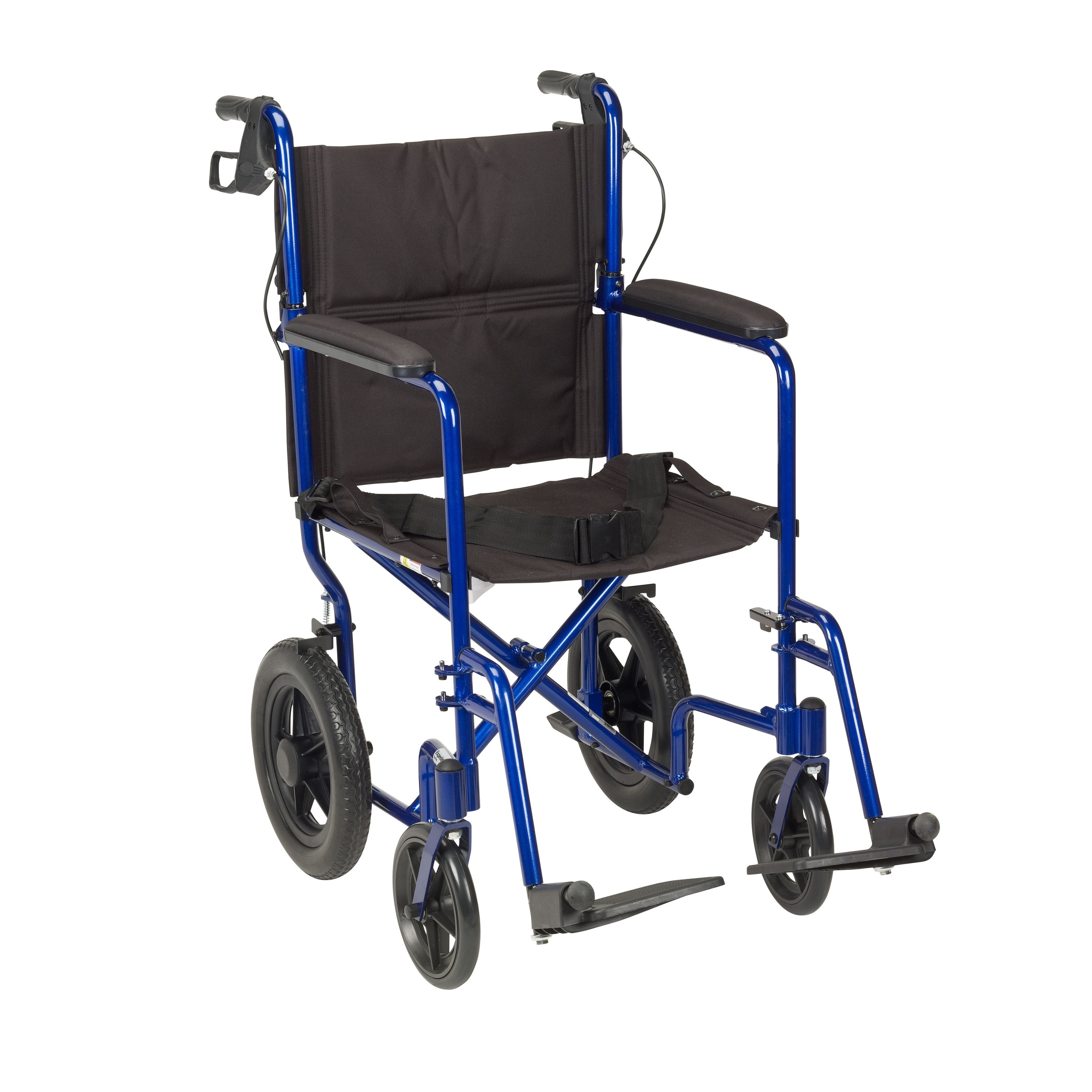 drive Expedition Lightweight Transport Wheelchair, EXP19LTBL, 1 Each