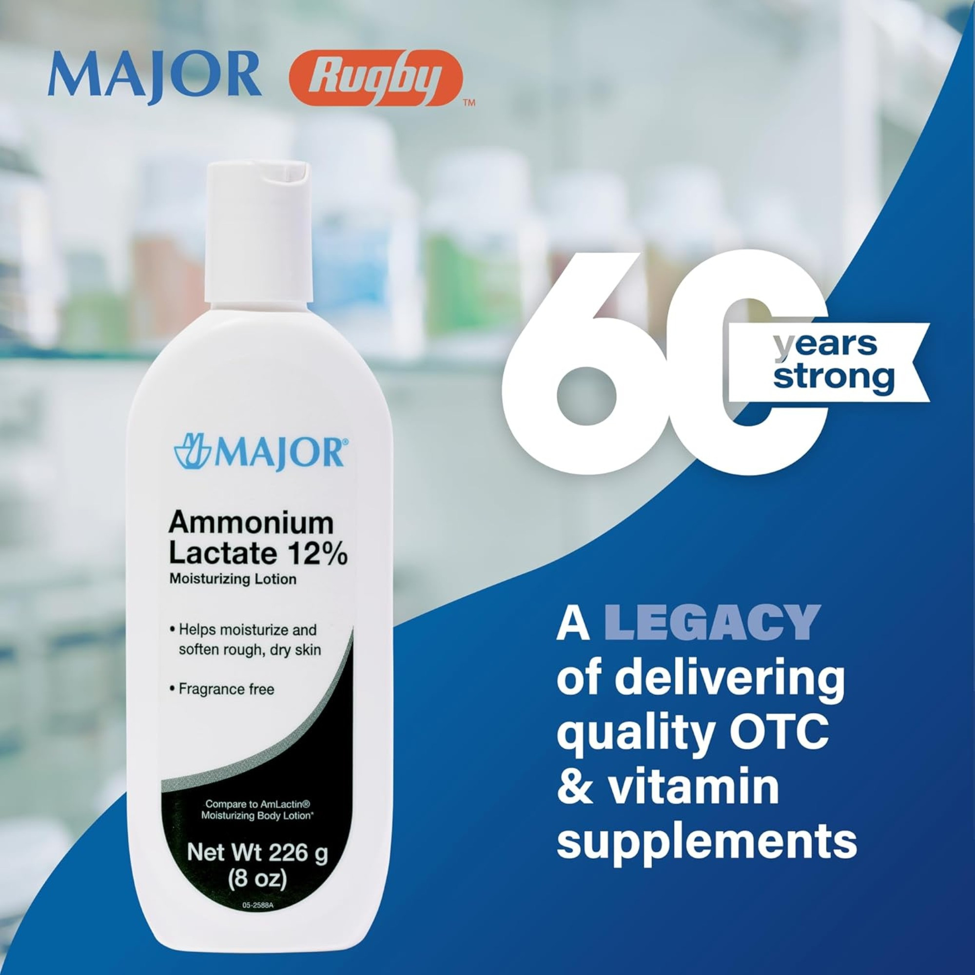 Major Ammonium Lactate Moisturizing Lotion, Unscented