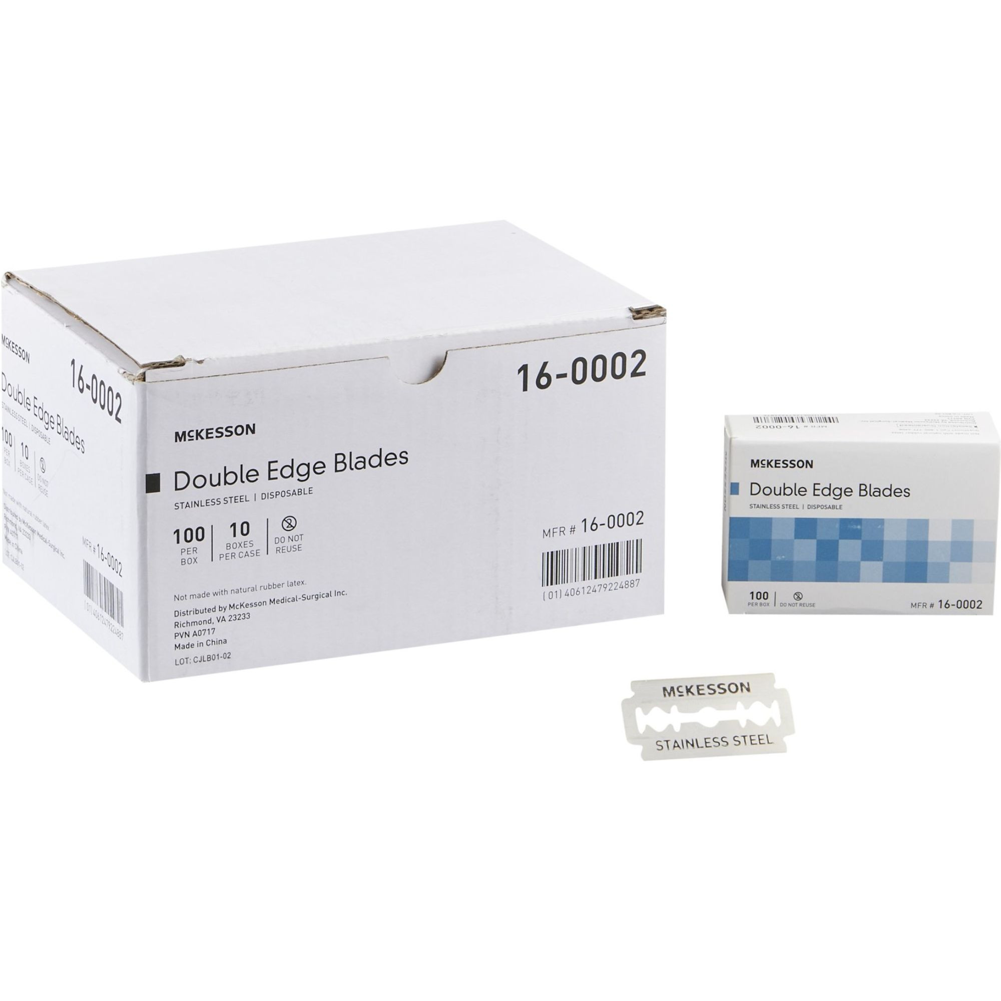 Mckesson Double Edged Razor Blades