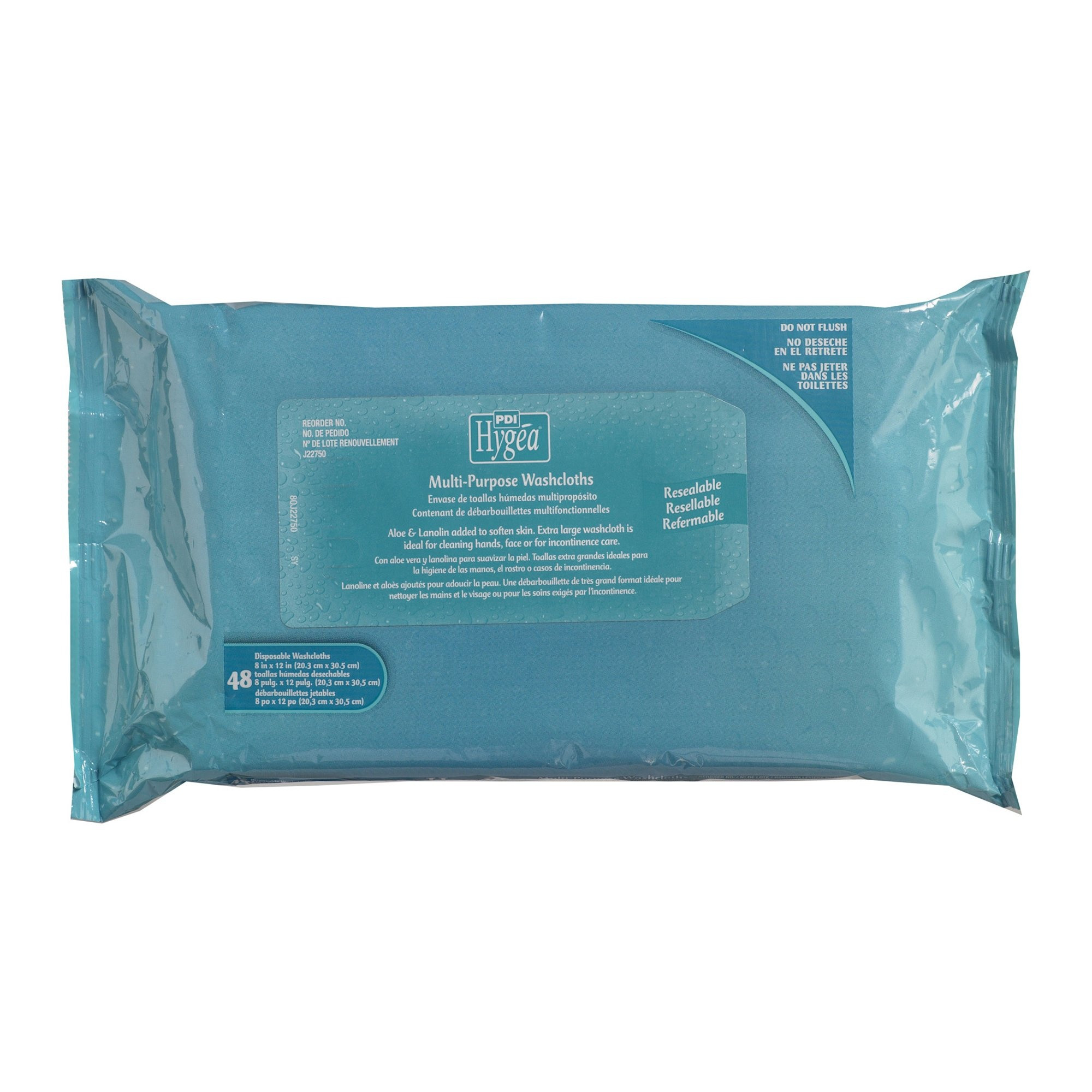 Hygea Multi-Purpose Washcloths, Scented , J22750, Case of 576