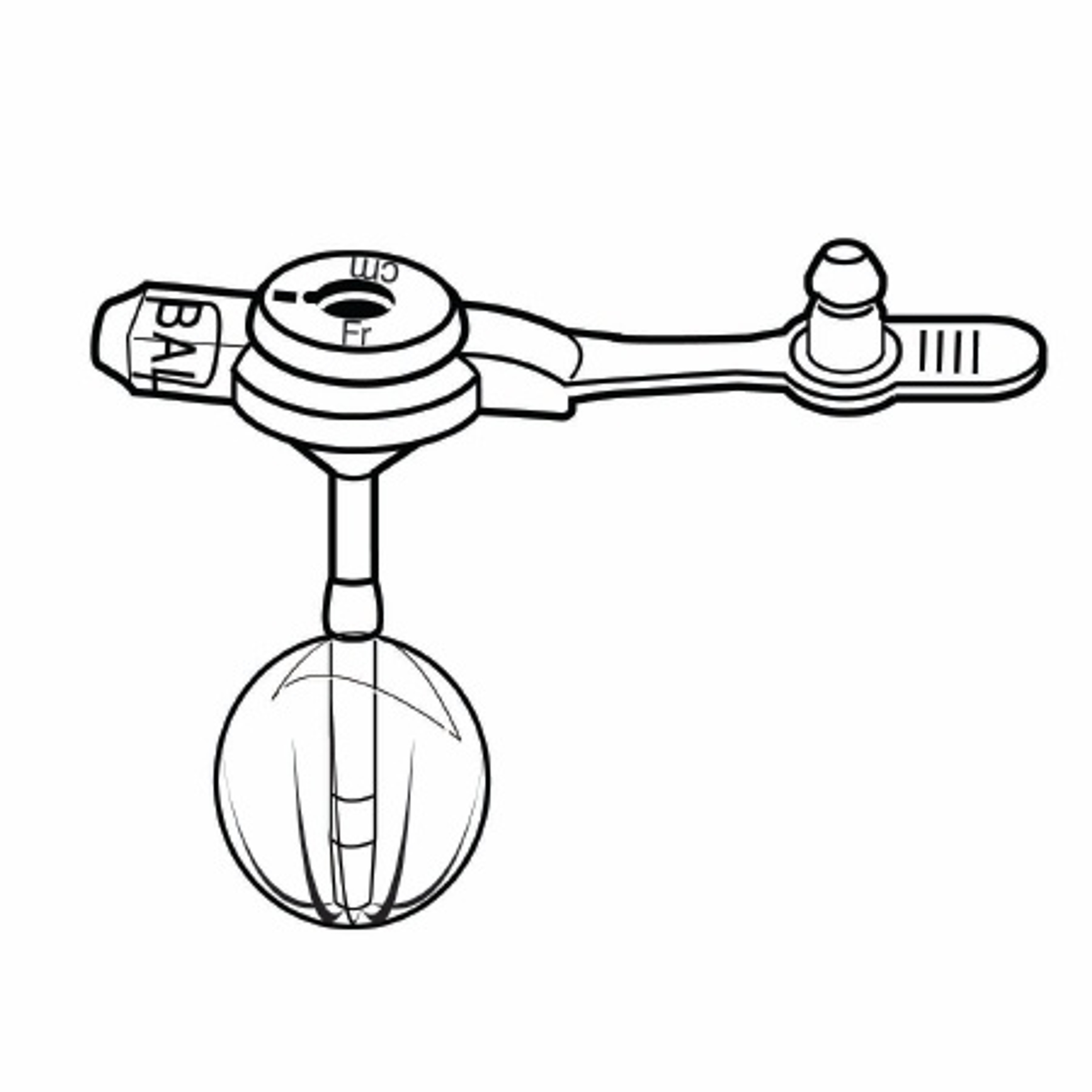 MIC-KEY Low-Profile Gastrostomy Feeding Tube Kit with 5 mL Balloon, 16 Fr. , 01201612, 1.2 cm Tube - 1 Each