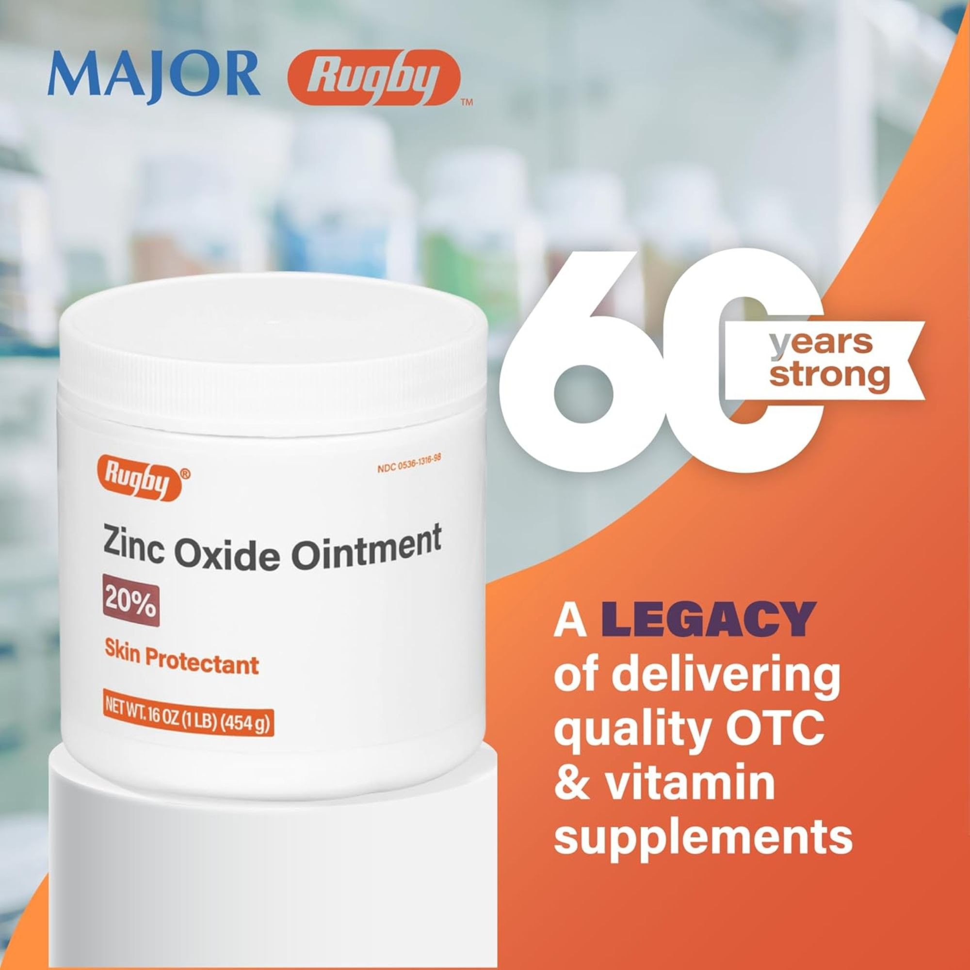 Rugby Zinc Oxide Skin Protectant Ointment | Shop at Carewell