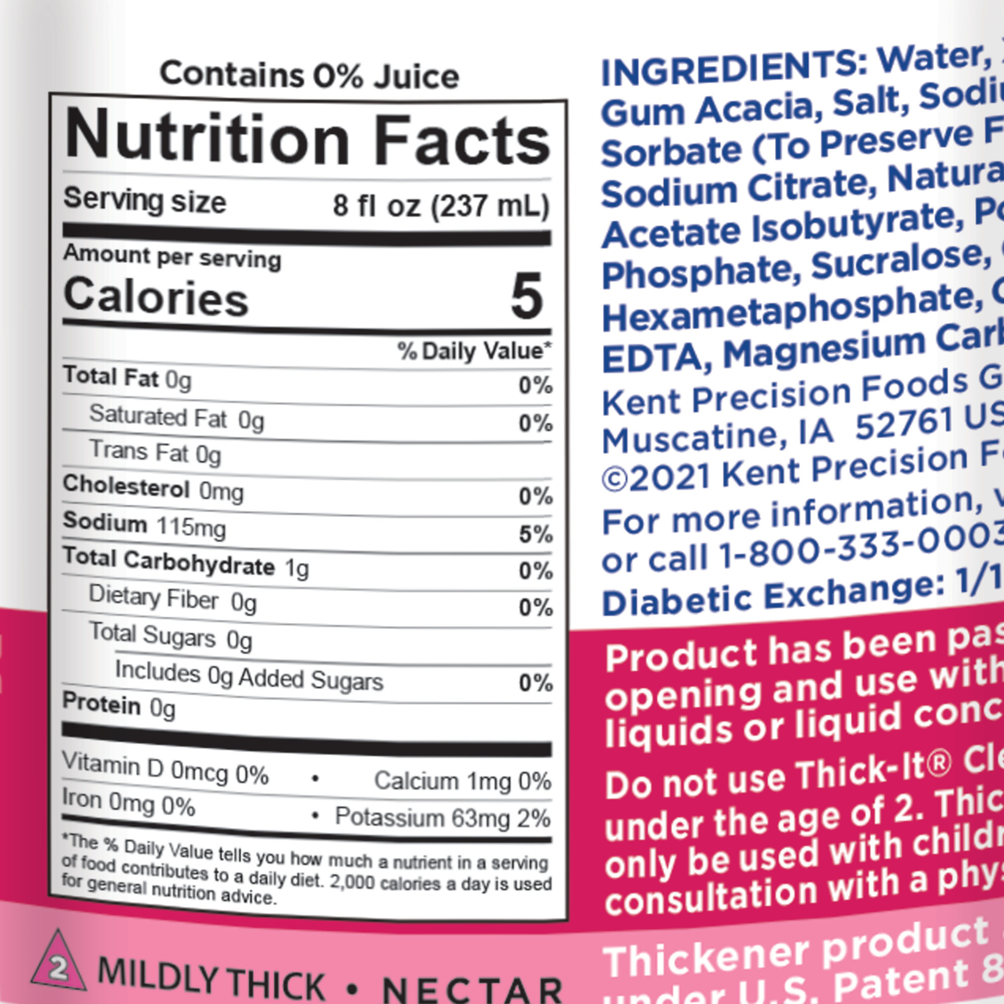 Thick-It Clear Advantage Plus Electrolytes Thickened Beverage, Fruit Punch Flavor