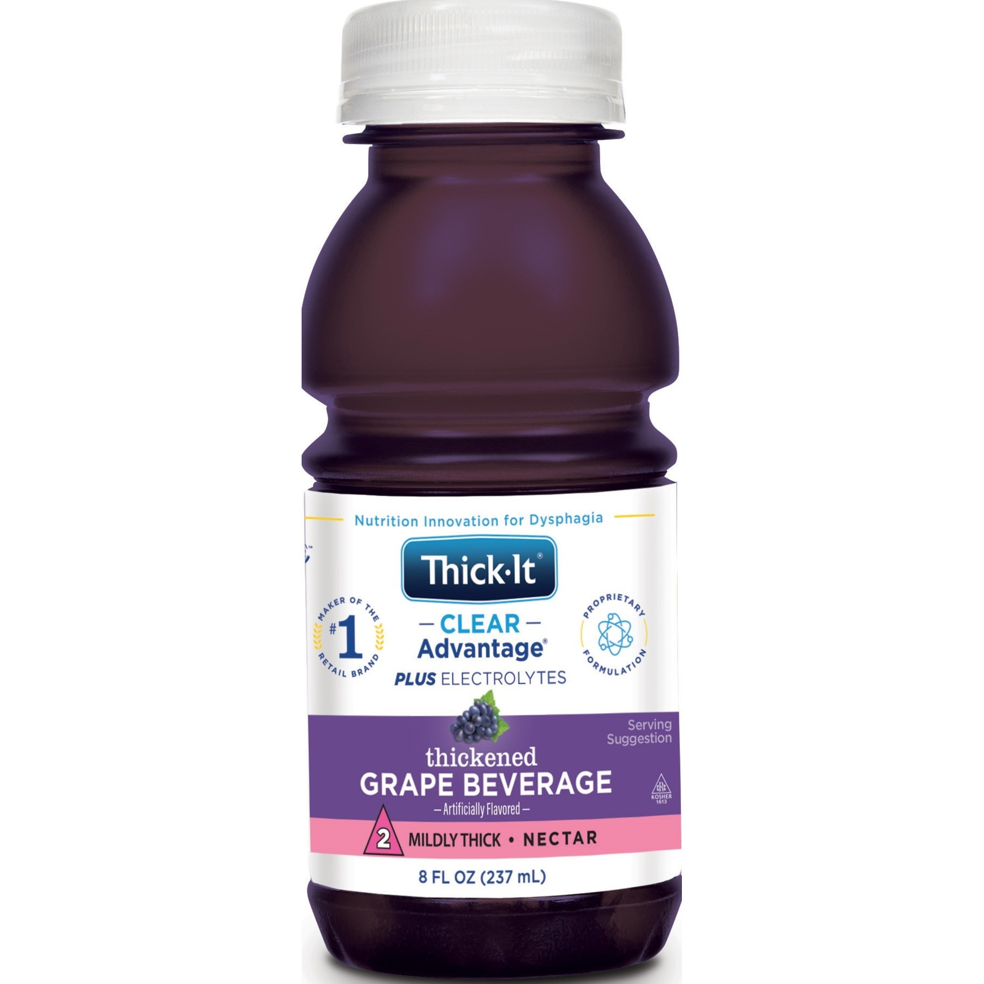 Thick-It Clear Advantage Plus Electrolytes Thickened Beverage, Grape Flavor