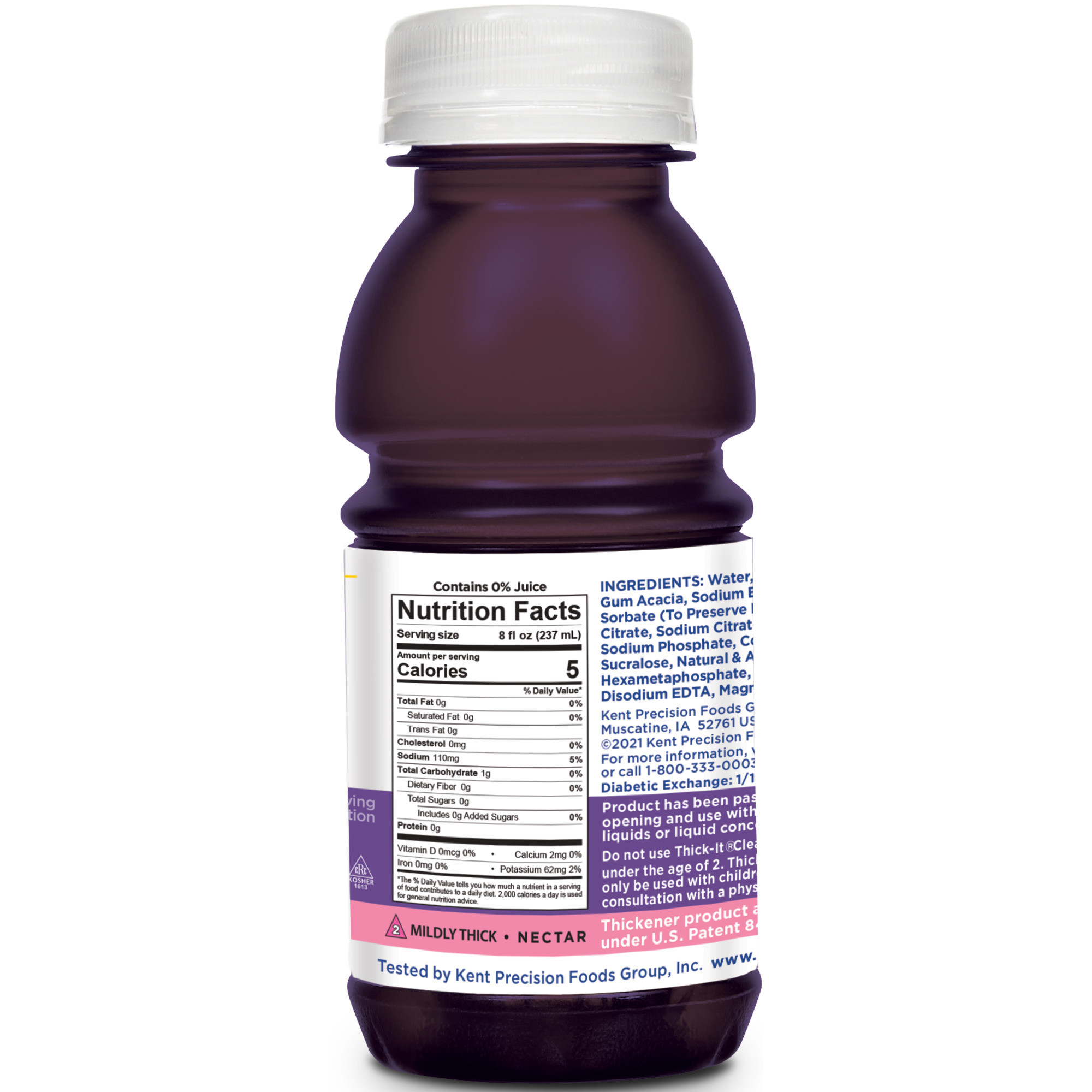 Thick-It Clear Advantage Plus Electrolytes Thickened Beverage, Grape Flavor