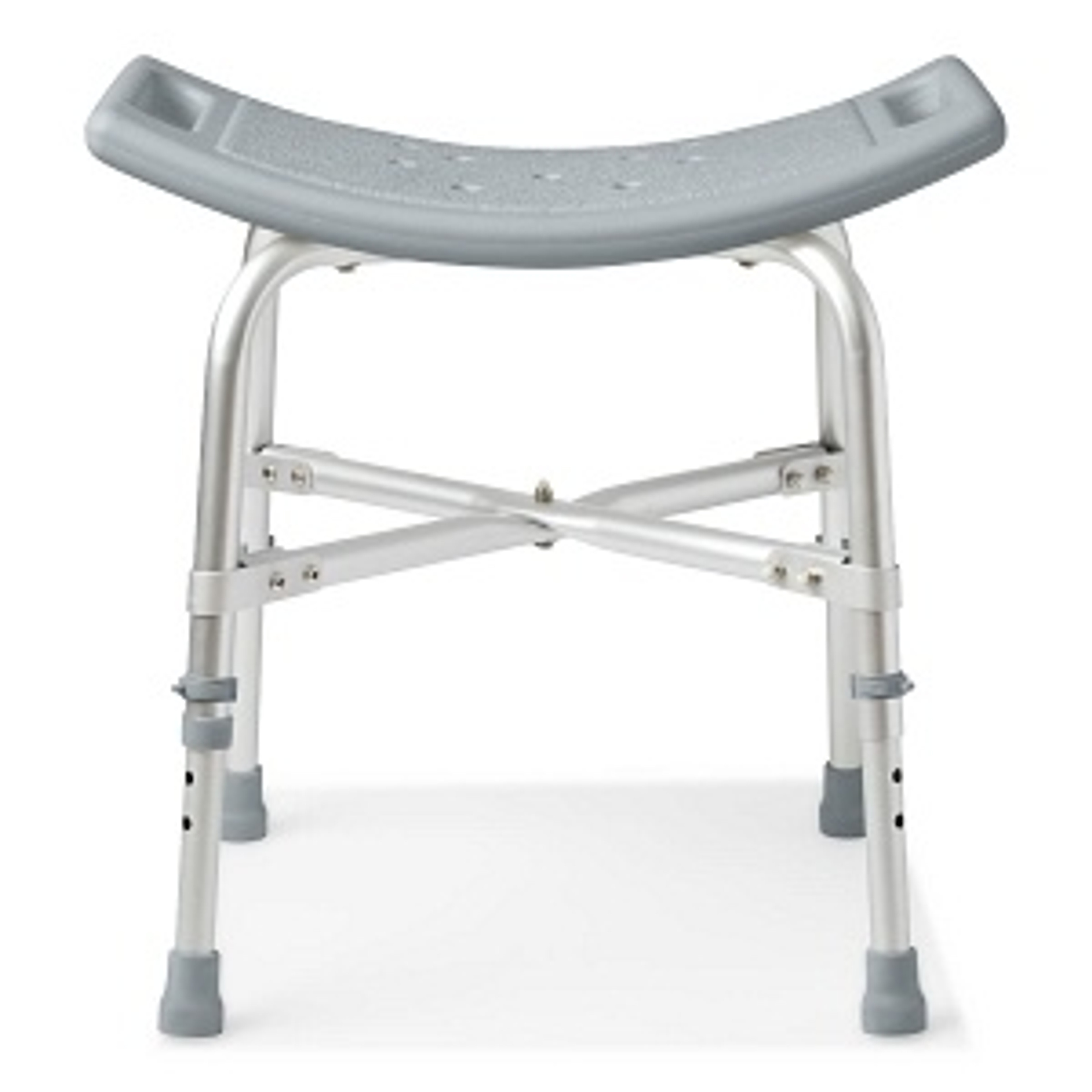 Medline Easy Care Bariatric Shower Chair without Back, G2-202BX1, Gray - 1 Each