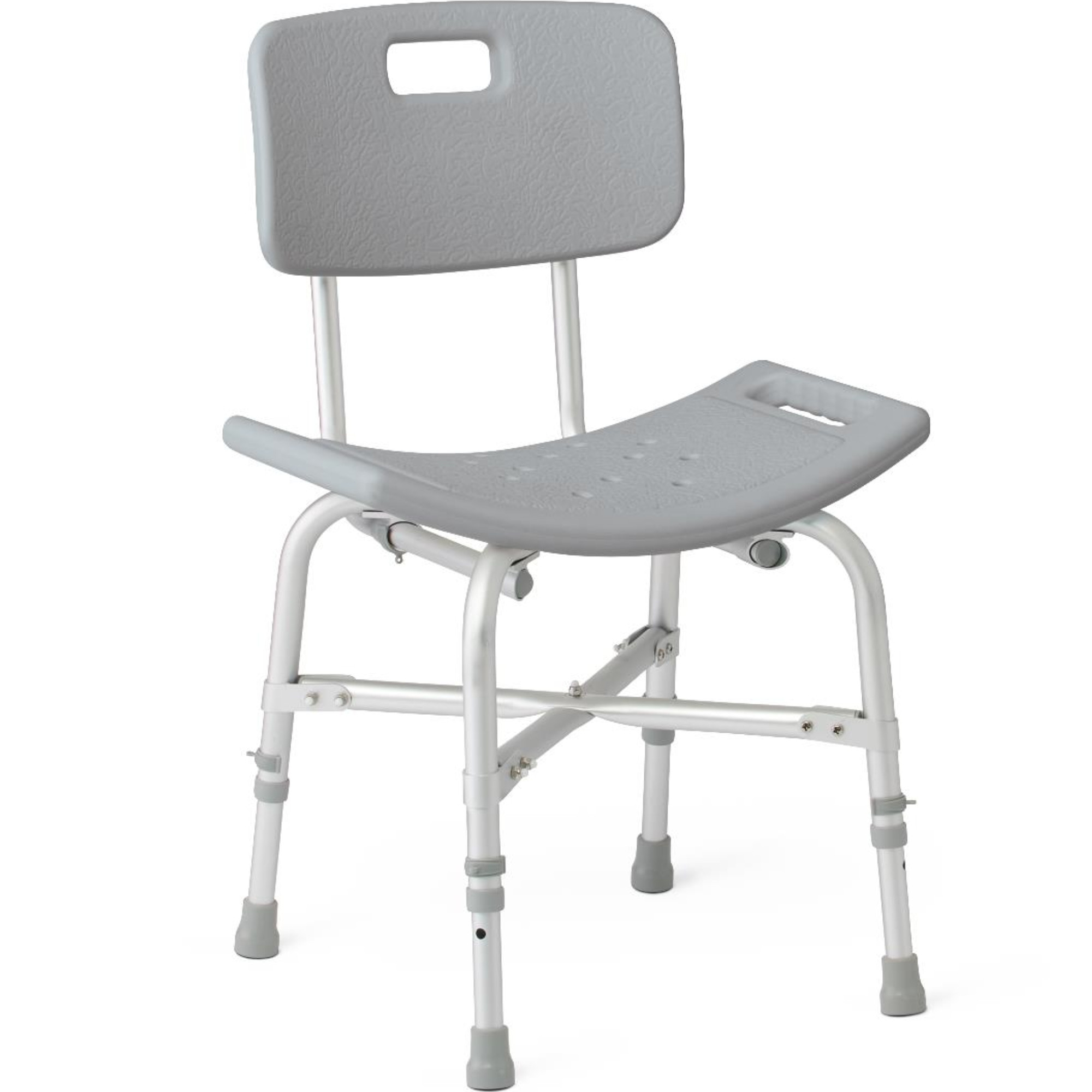 Medline Bariatric Shower Bench with Backrest, Reinforced Frame, G2-102BX1, 1 Each