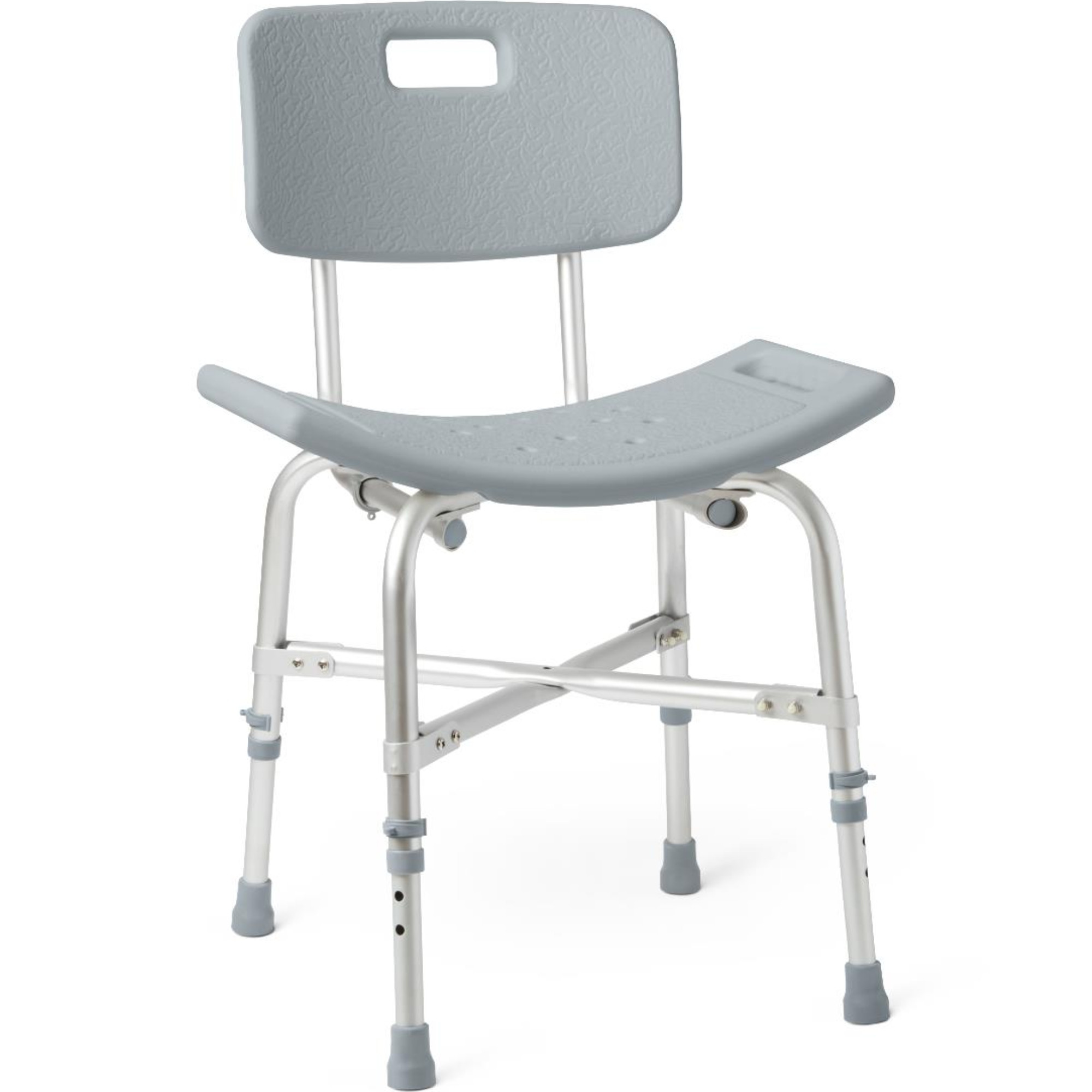 Medline Bariatric Shower Bench with Backrest, Reinforced Frame, G2-102BX1, 1 Each
