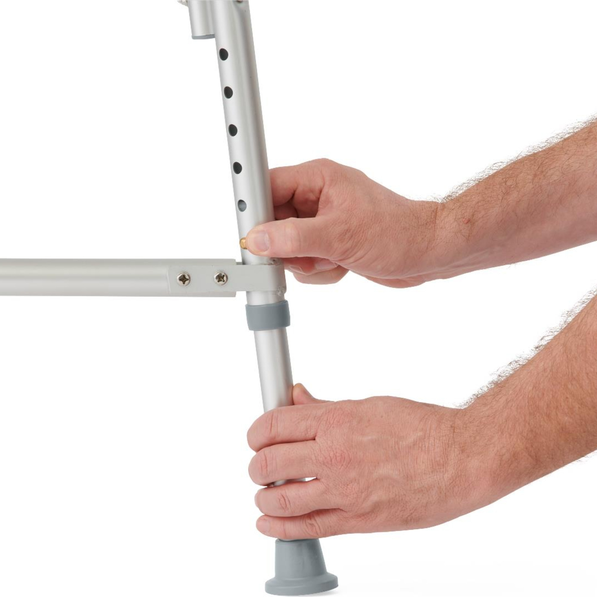 Medline Bariatric Shower Bench with Backrest, Reinforced Frame, G2-102BX1, 1 Each