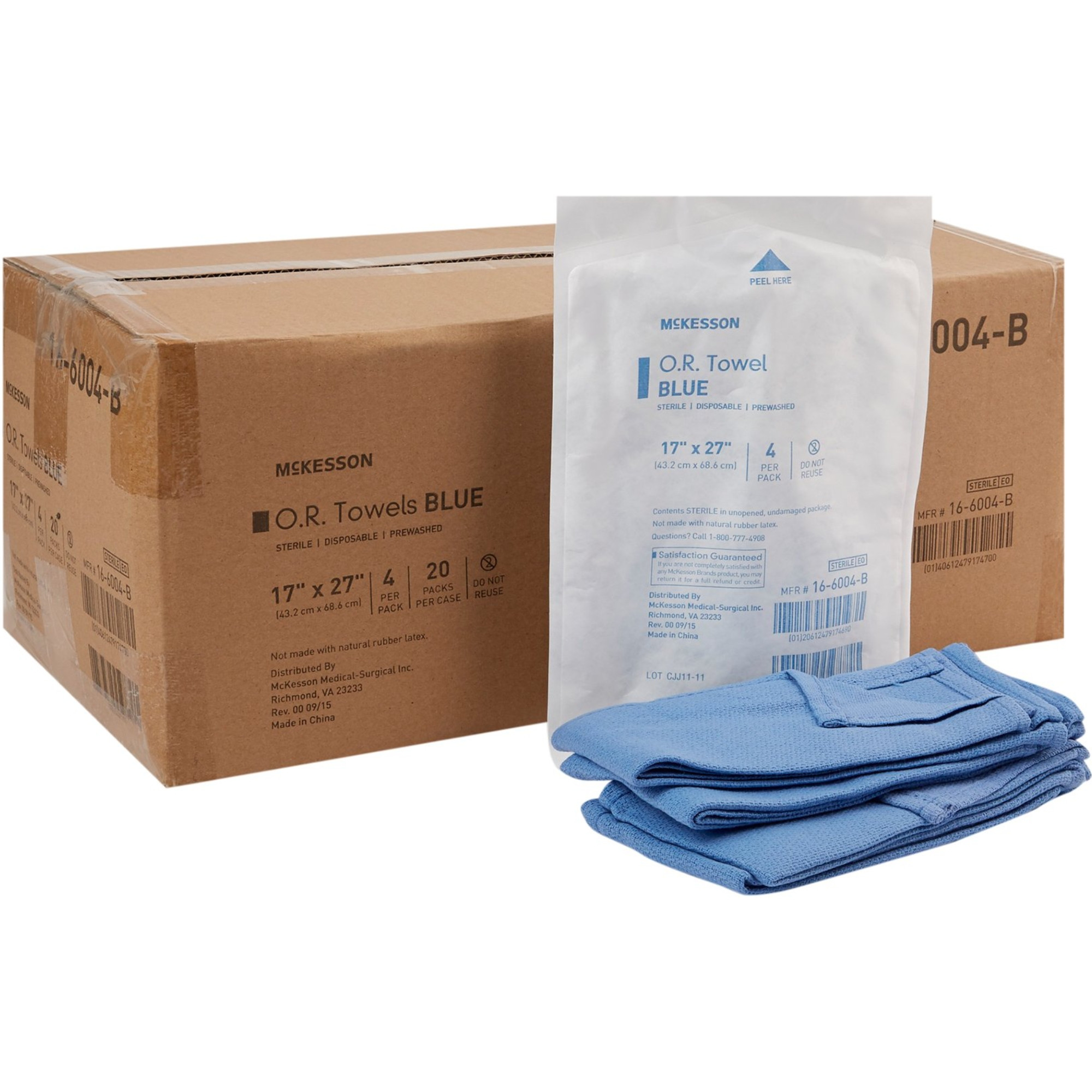 McKesson O.R. Towel, Blue
