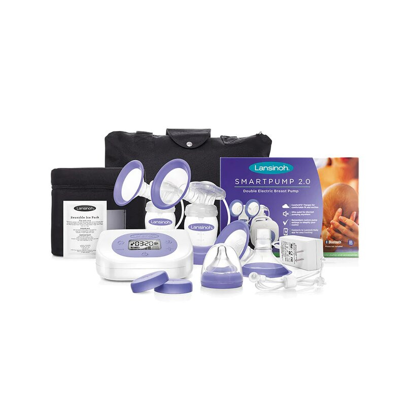 Lansinoh Smartpump 2.0 Double Electric Breast Pump Starter Set