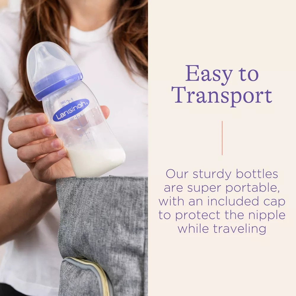 Lansinoh Breastfeeding Bottles with NaturalWave Nipple