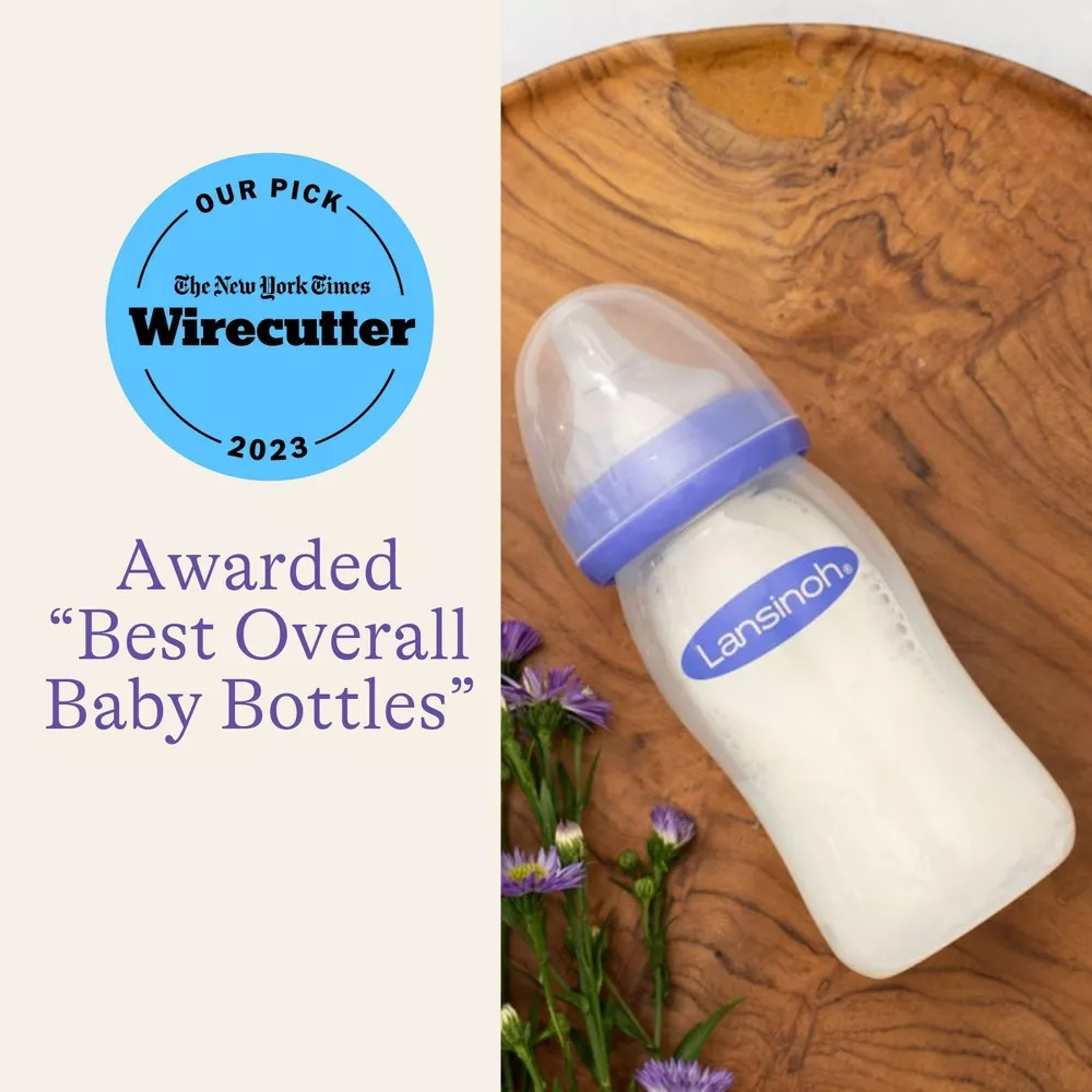 Lansinoh Breastfeeding Bottles with NaturalWave Nipple