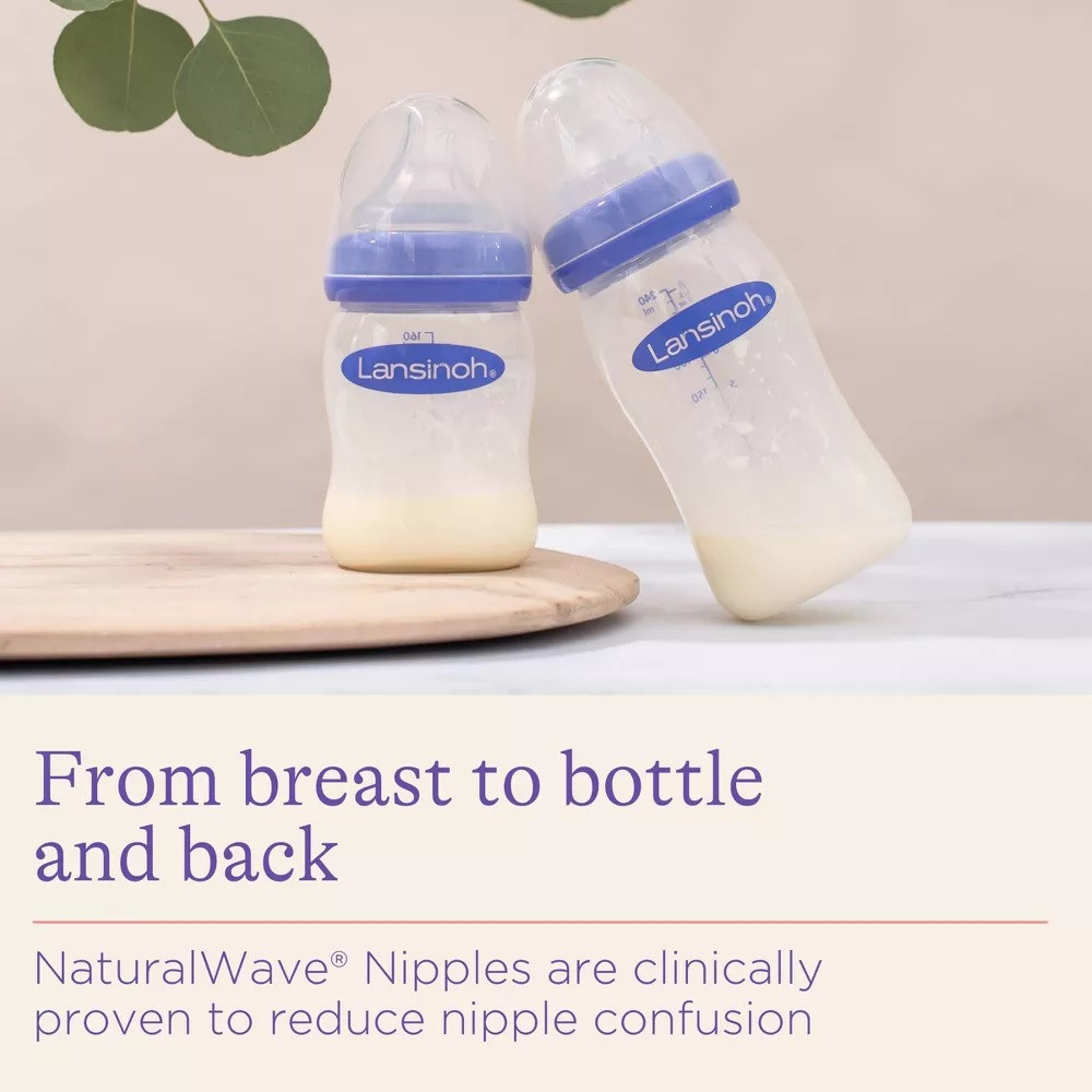 Lansinoh Breastfeeding Bottles with NaturalWave Nipple