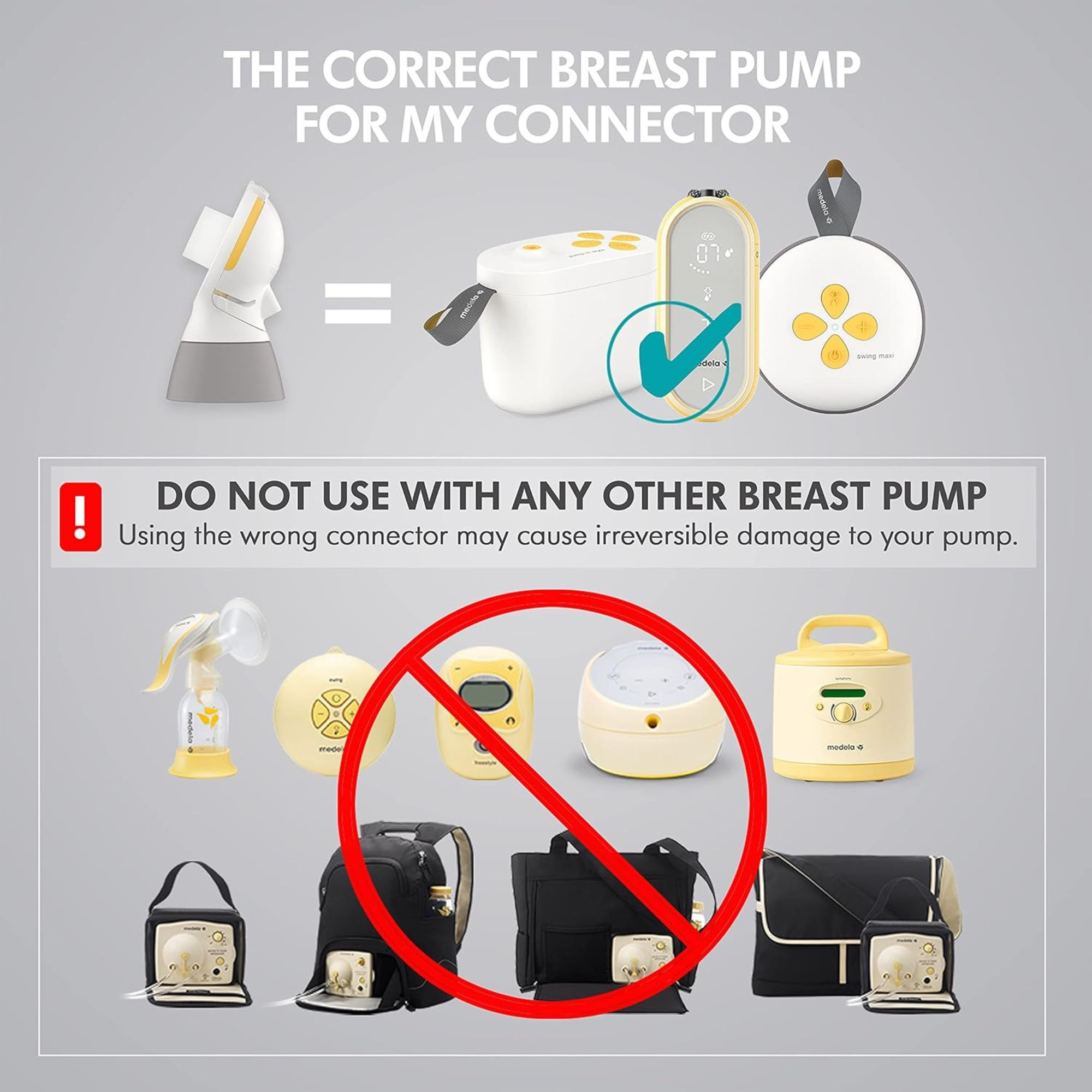 Medela PersonalFit Flex Connectors, 101041267, 1 Set