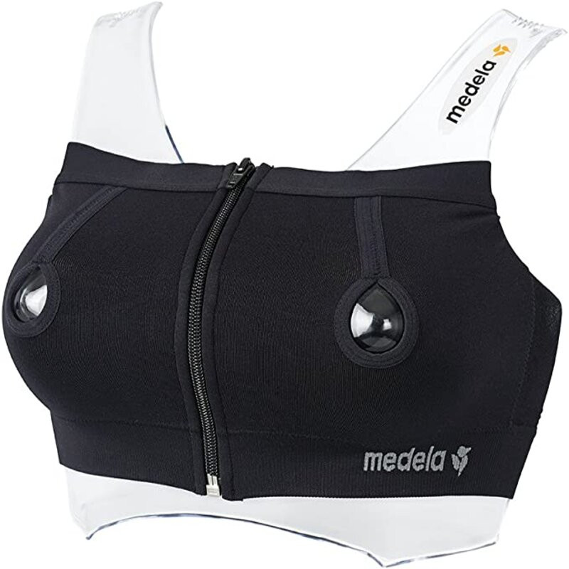 Medela Easy Expression Breast Pump Bustier, Large - Black - 1 Each