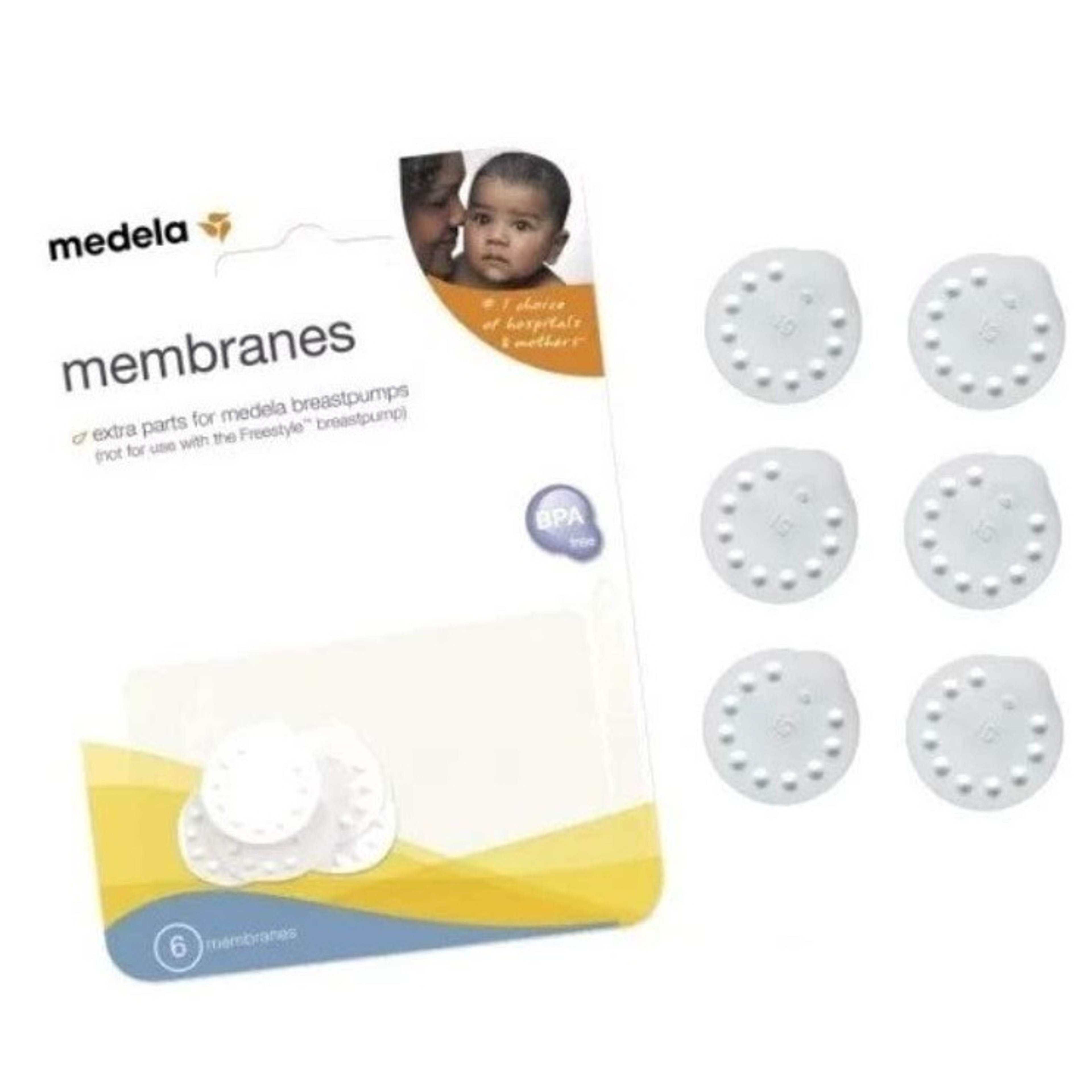 Medela Extra Breast Pump Membranes