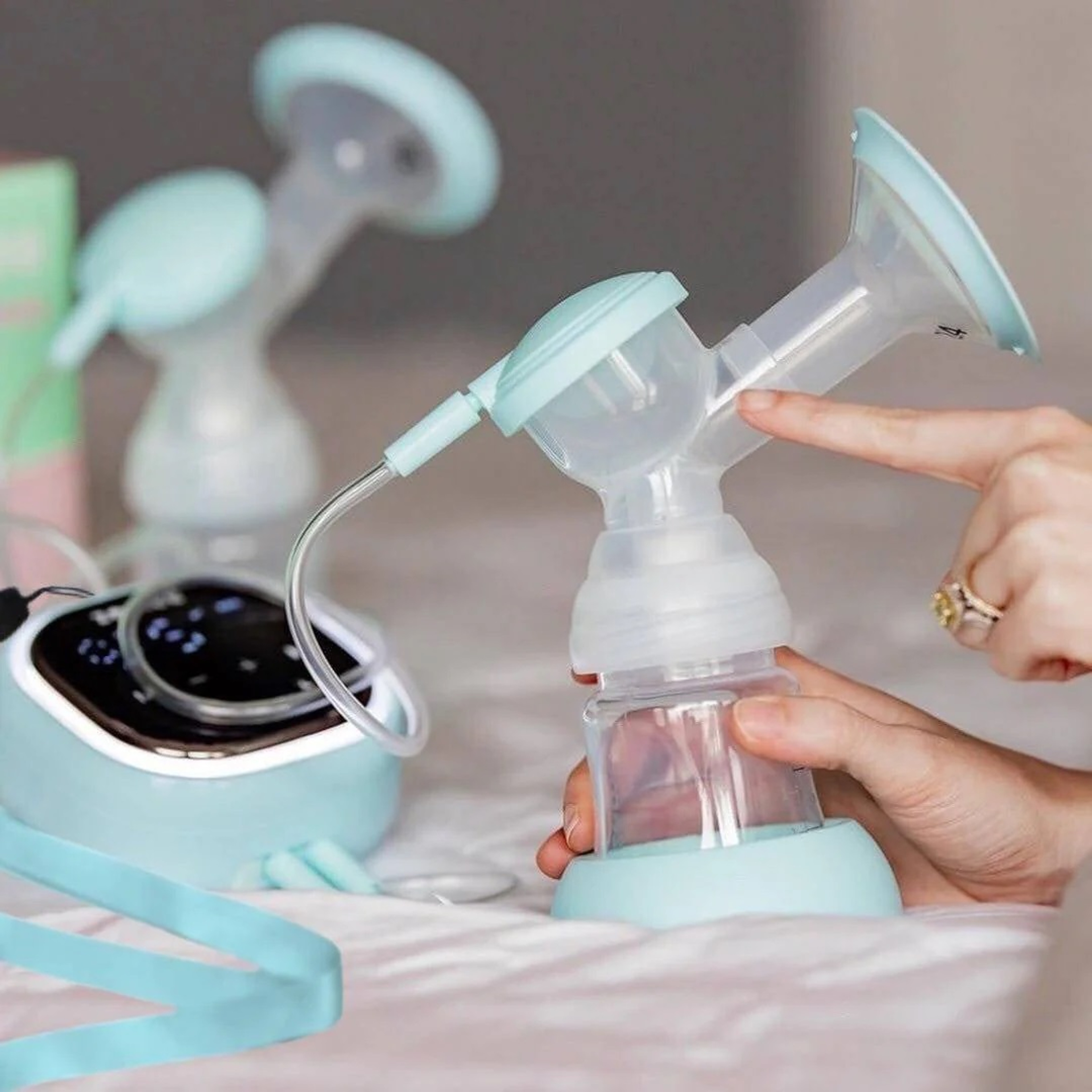 Baby Bottle Storage Zomee Z2 Double Electric Breast Pump