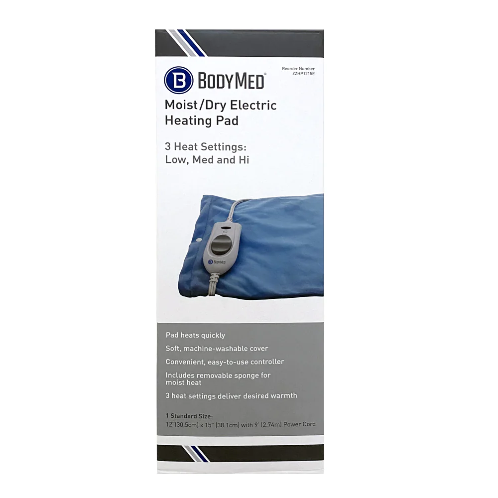 BodyMed LED Moist/Dry Electric Heating Pad