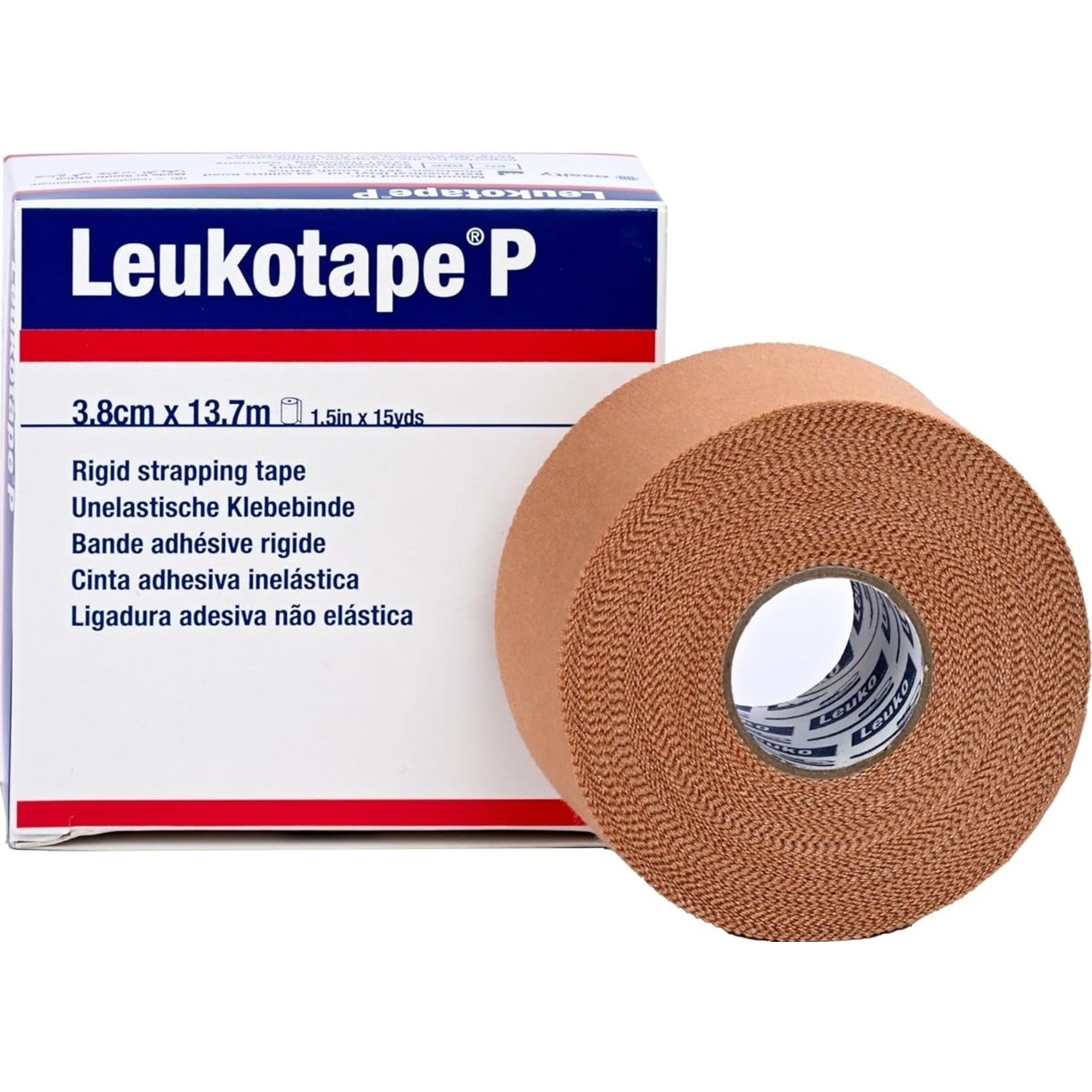 Leukotape P Sports Tape, BI76168, 1.5" X 15 yds - 1 Roll