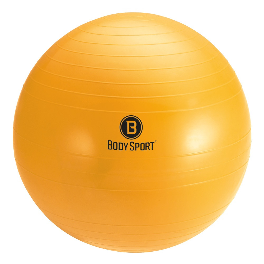 BodySport Fitness Ball, ZR65, 65 cm - Yellow - 1 Each