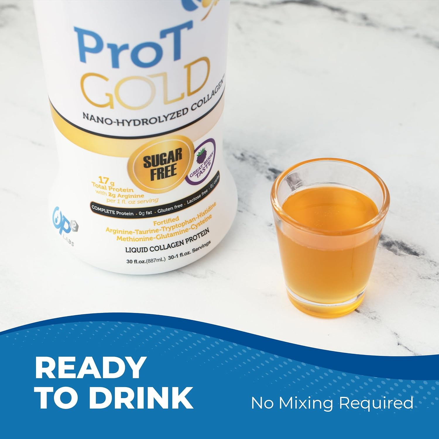 ProT Gold Liquid Collagen Protein, 30 oz. Bottle