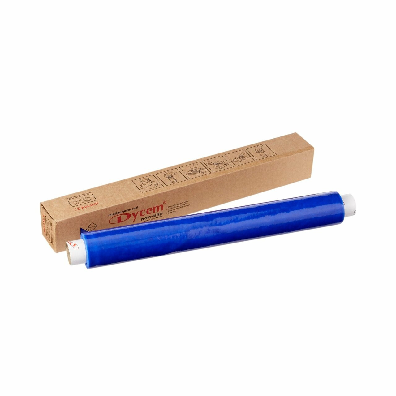 Dycem Non-Slip Matting , 50-1506B, 16" X 6.5 Ft. - Blue - 1 Each