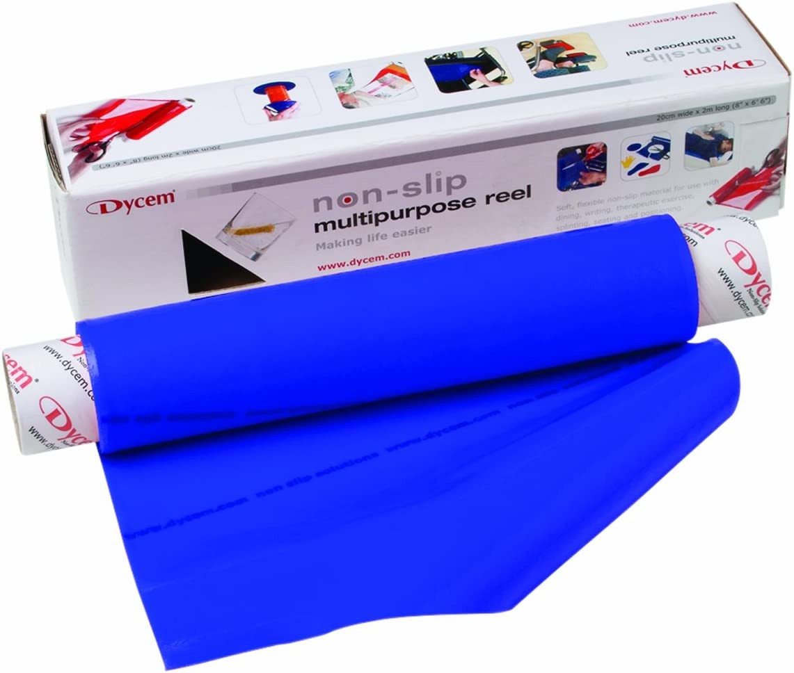 Dycem Non-Slip Matting , 50-1501B, 8" X 6.5 Ft. - Blue - 1 Each