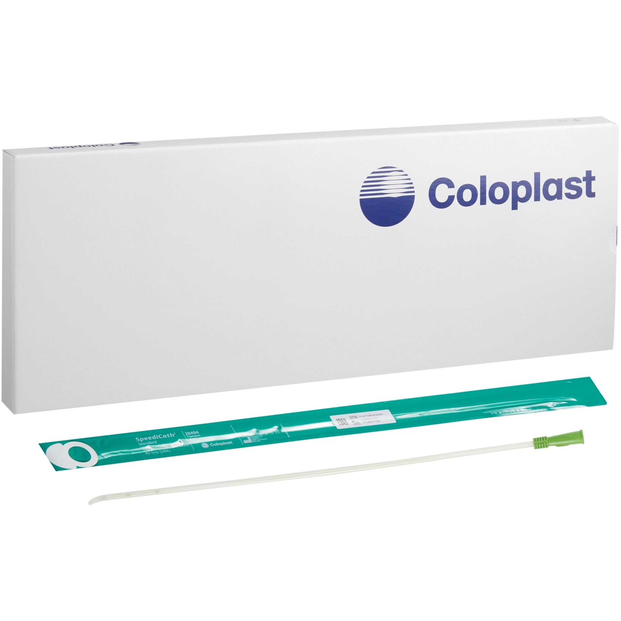 Coloplast SpeediCath Hydrophilic Coude Tip Intermittent Catheter 14'