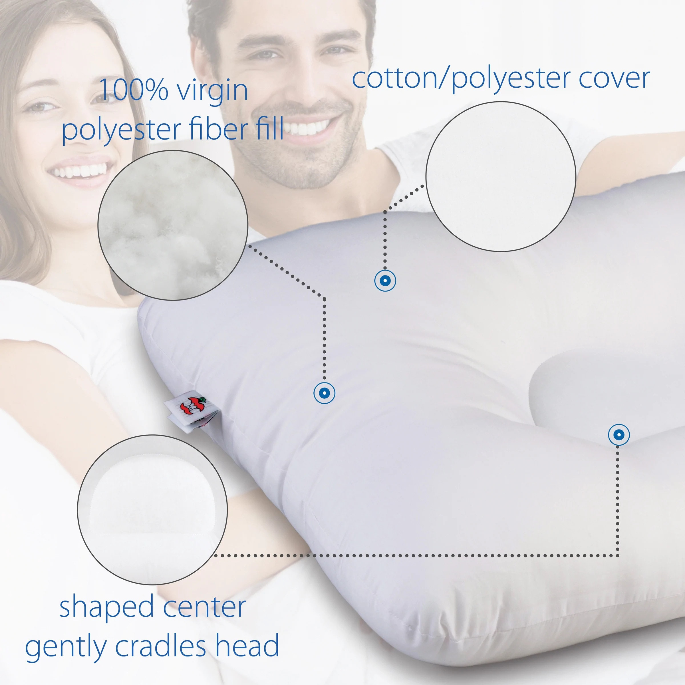 Core Products D-Core Fiber Support Pillow