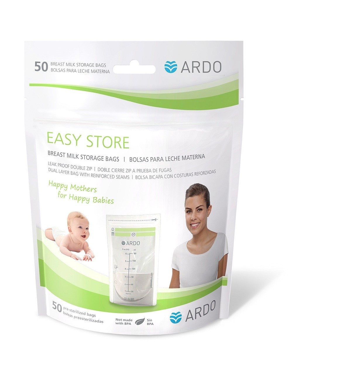 Ardo Medical Easy Store Breast Milk Storage Bags