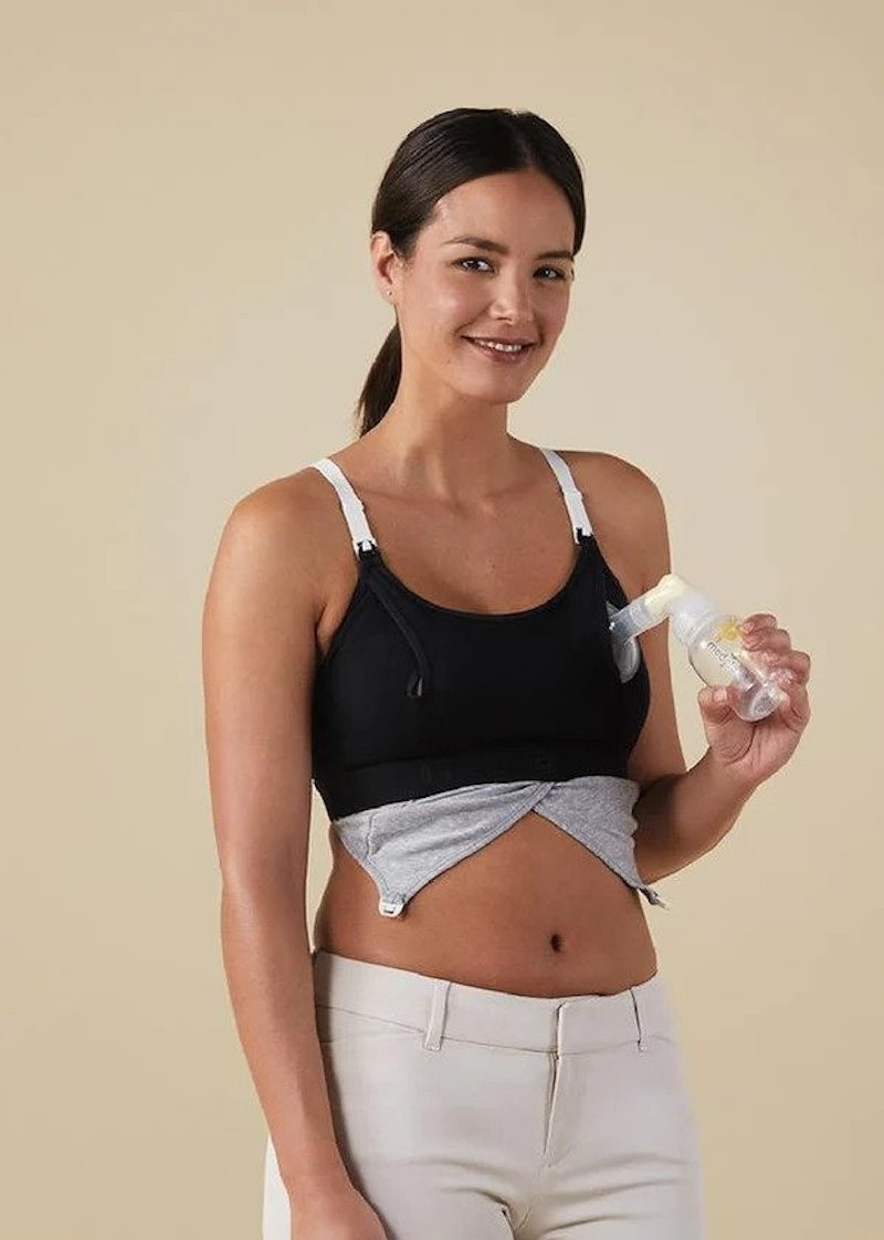 Clip and Pump Hands-Free Nursing Bra Accessory