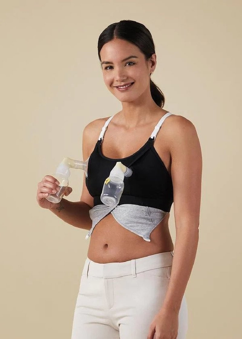 Clip and Pump Hands-Free Nursing Bra Accessory