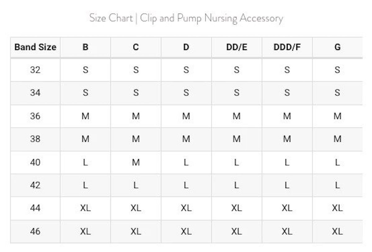 Clip and Pump Hands-Free Nursing Bra Accessory