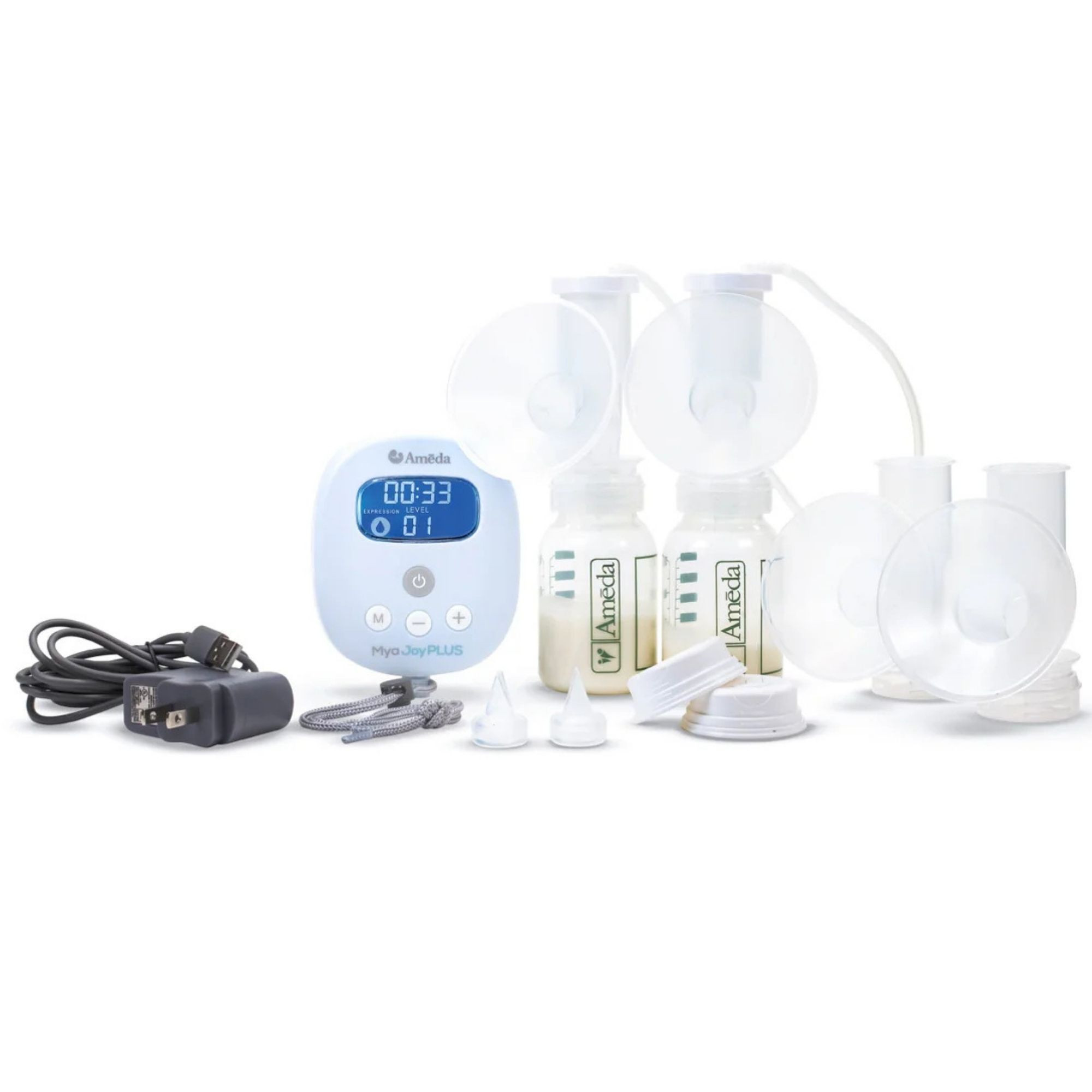 Ameda Mya Joy PLUS Portable Rechargeable Electric Double Breast Pump