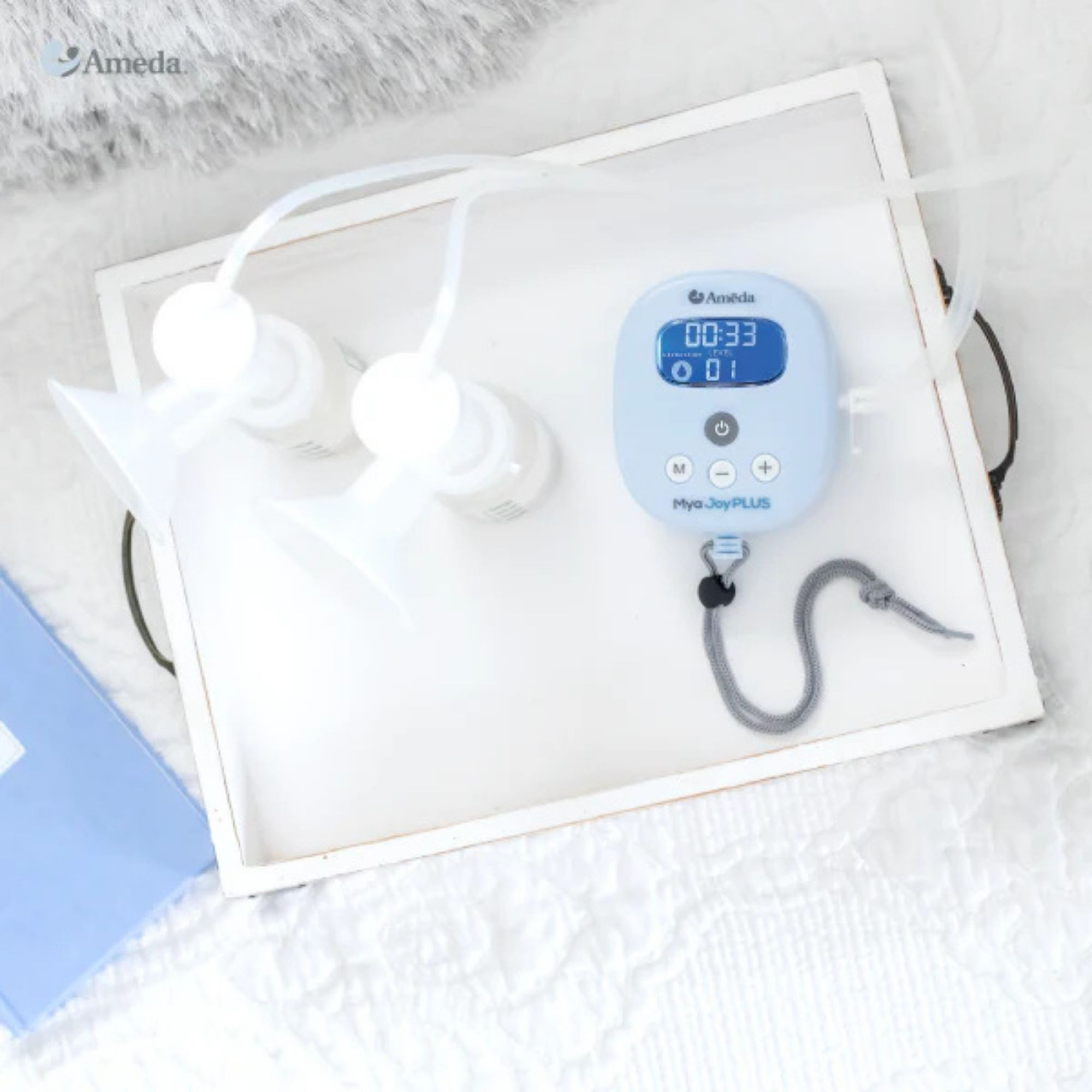 Ameda Mya Joy PLUS Portable Rechargeable Electric Double Breast Pump