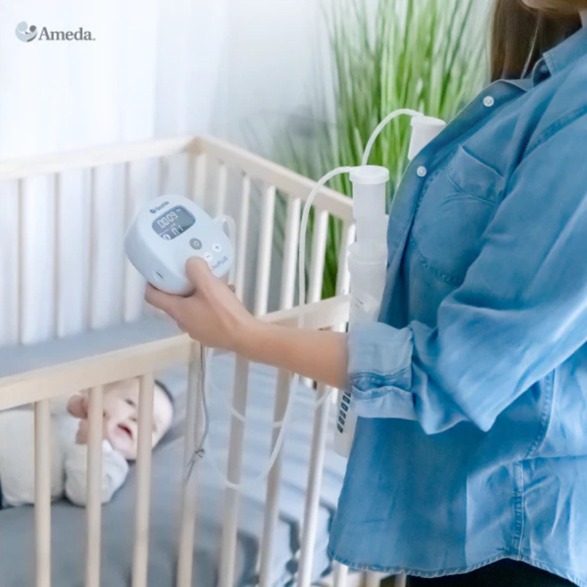 Ameda Mya Joy PLUS Portable Rechargeable Electric Double Breast Pump