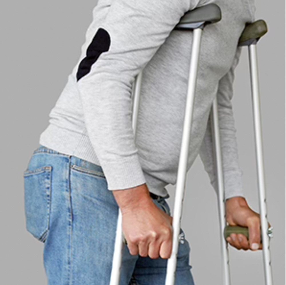 BodyMed Aluminum Crutches