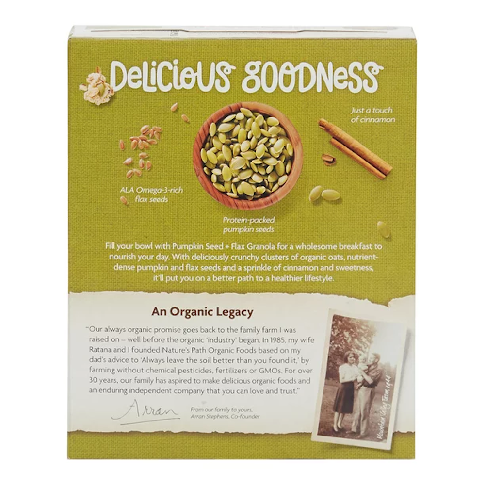 Nature's Path Flax and Pumpkin Seed Granola