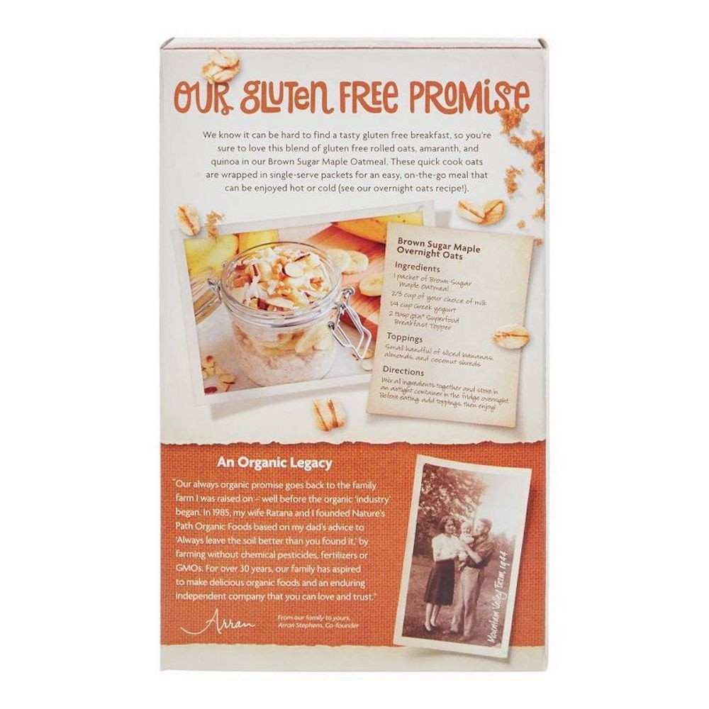 Nature's Path Brown Sugar Maple  Oatmeal