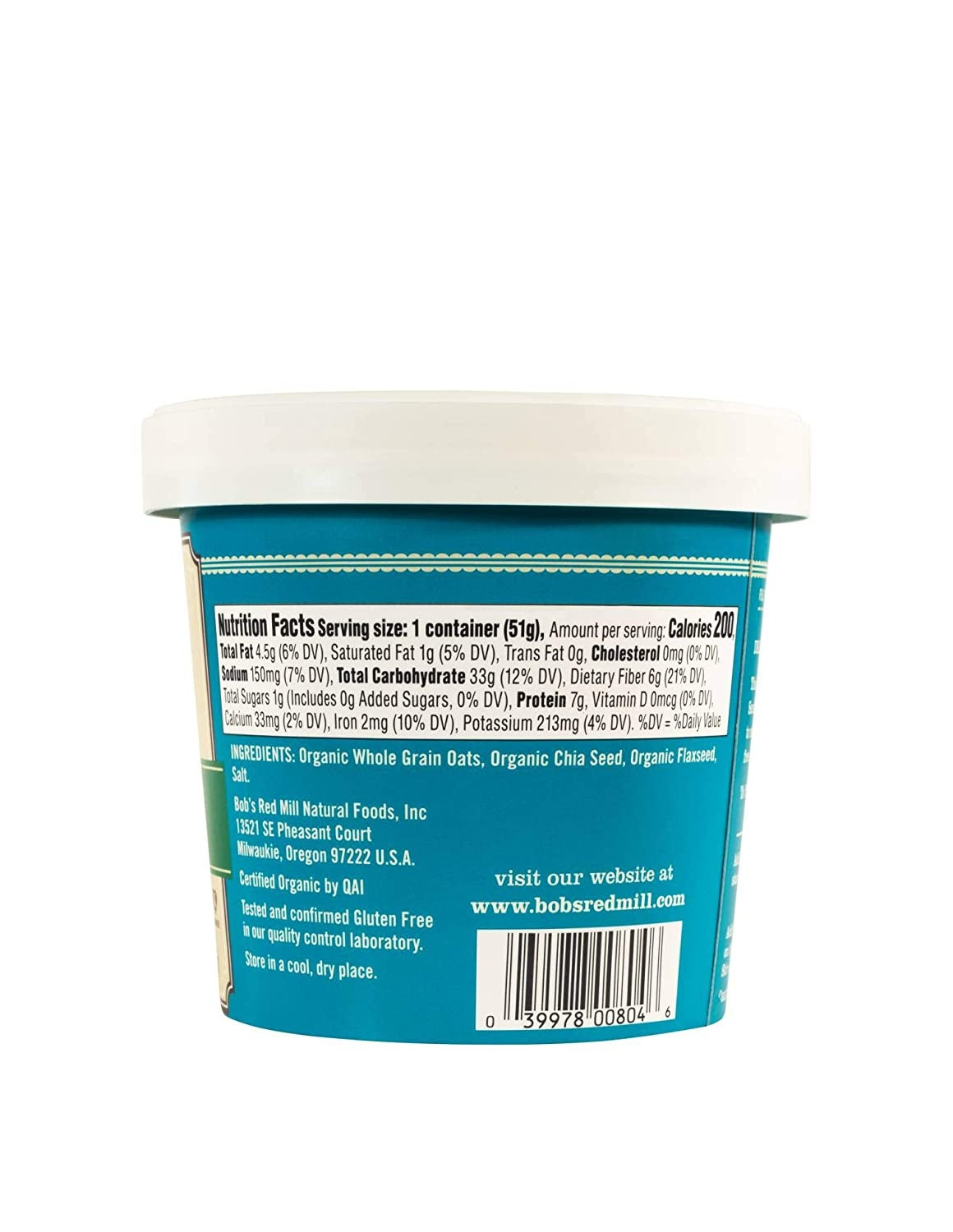 Bob's Red Mill Classic Oatmeal Cup