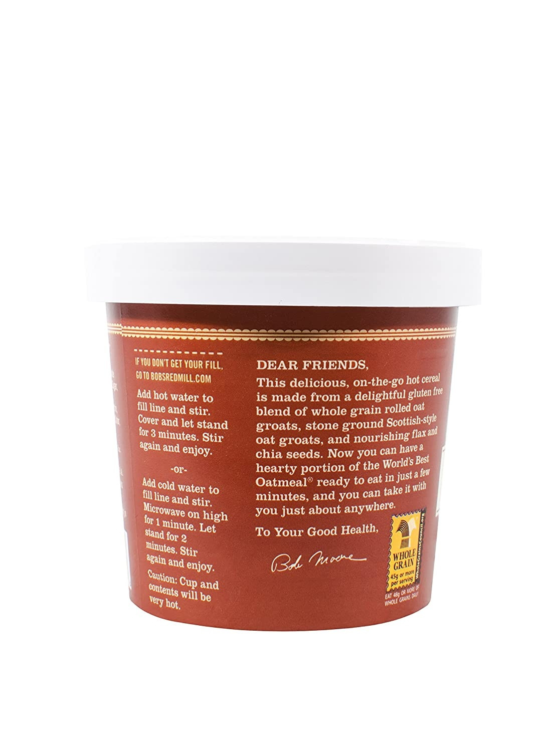 Bob's Red Mill Classic Brown Sugar Maple Oatmeal Cup