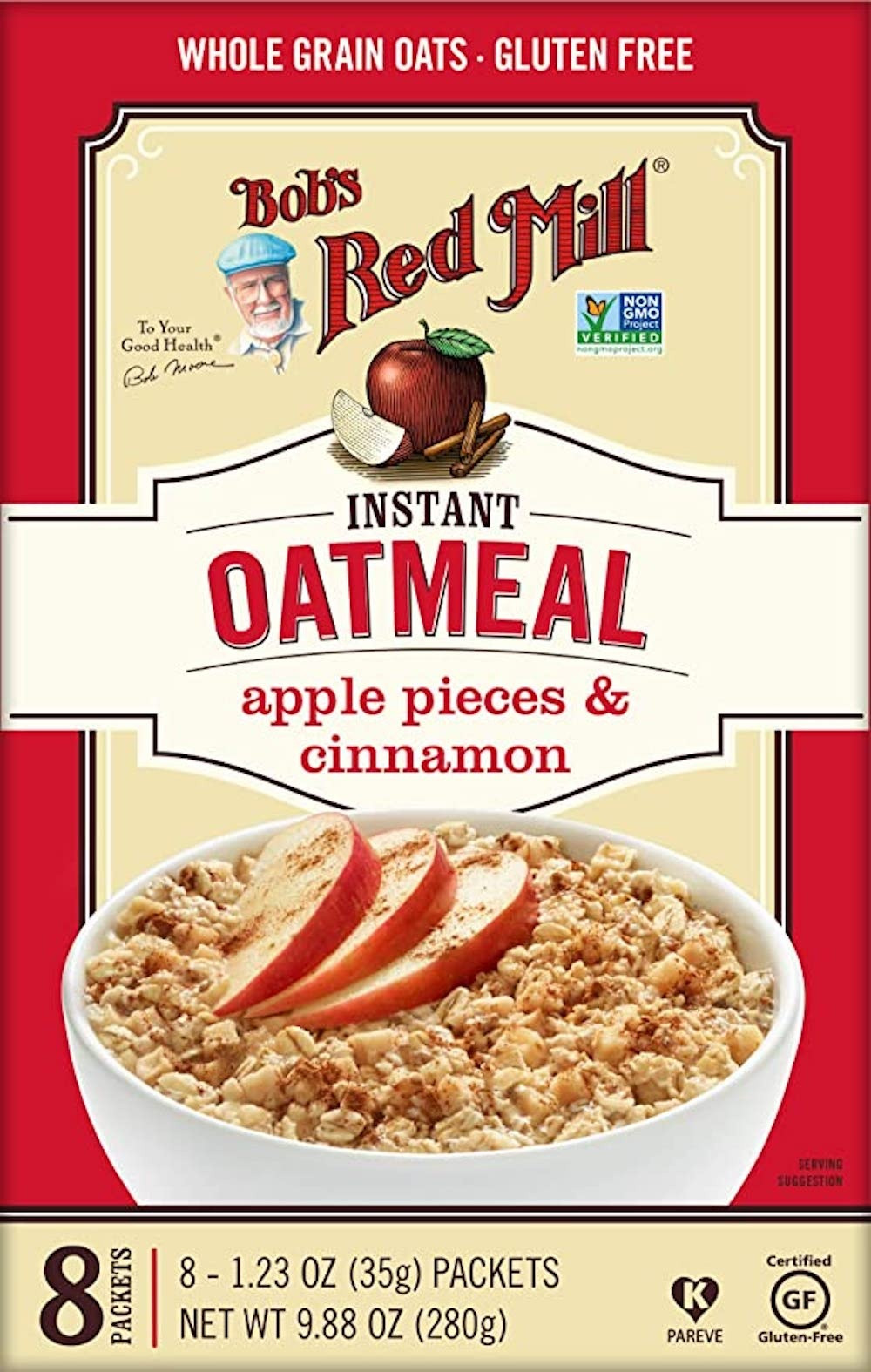 Bob's Red Mill Apple Pieces and Cinnamon Oatmeal