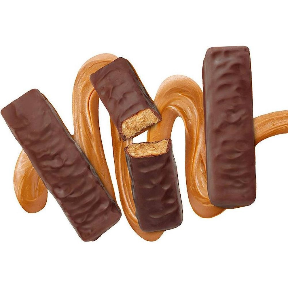 think! Keto Chocolate Peanut Butter Pie Protein Bars